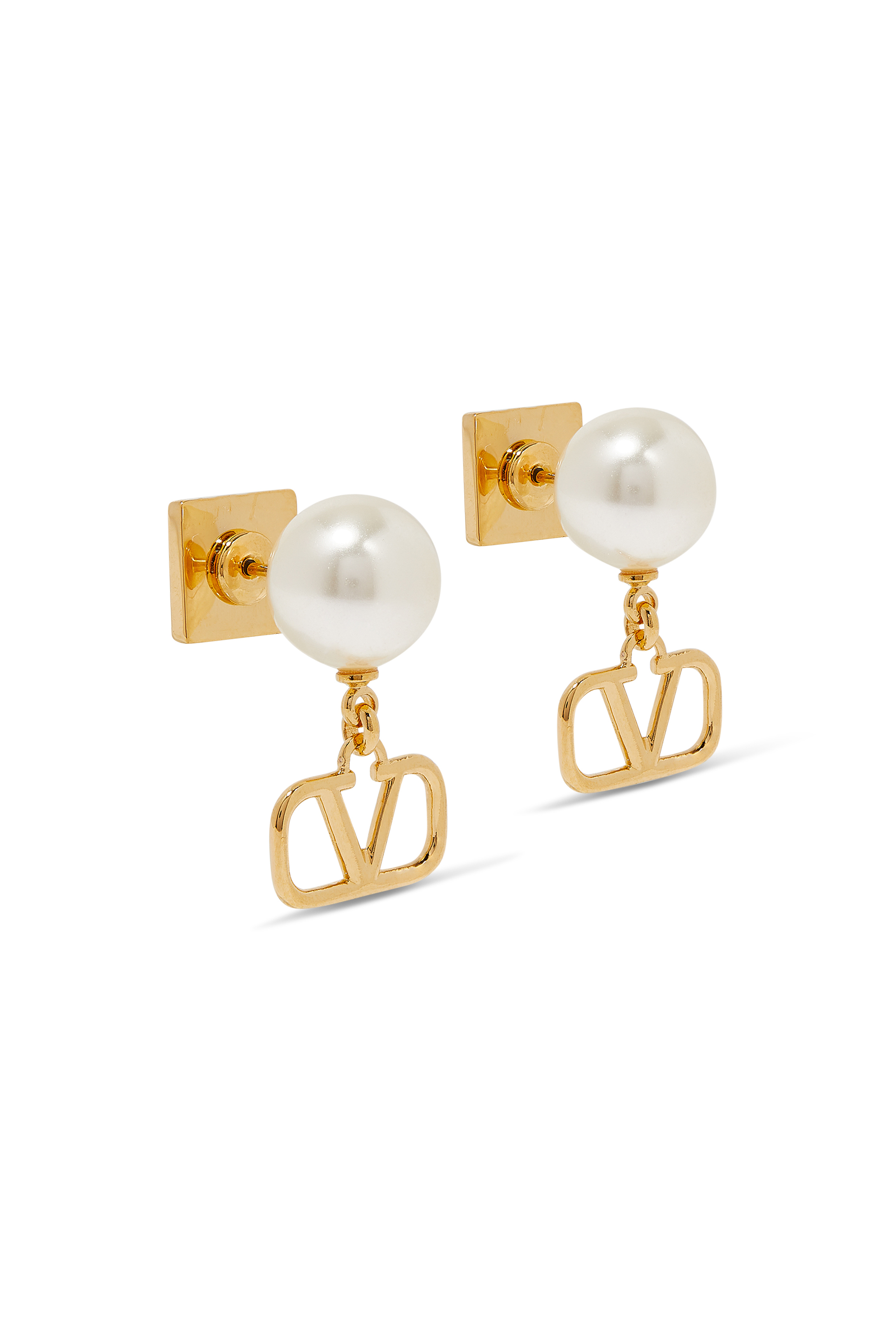 Valentino Garavani VLogo Signature Pearl Earrings