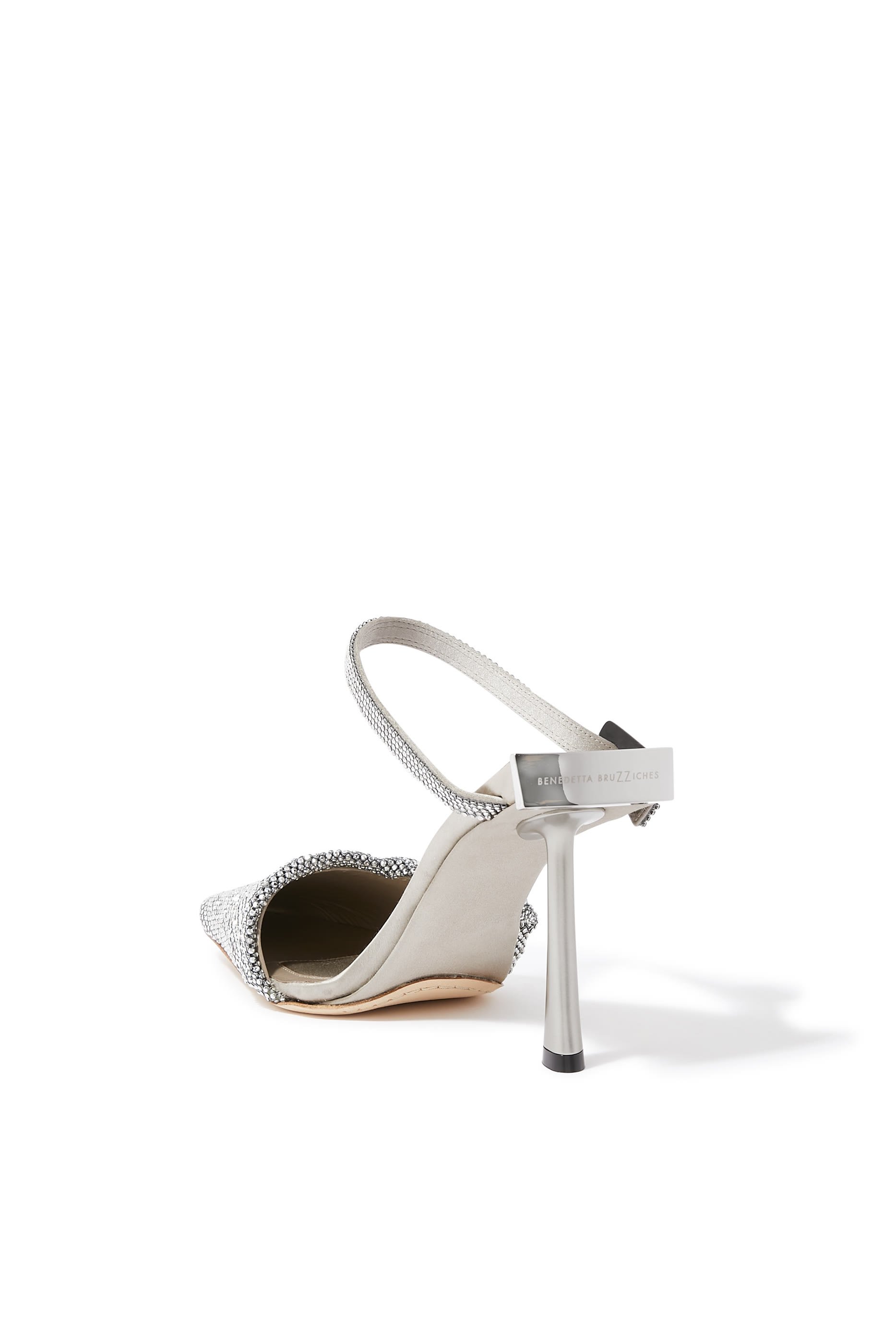 Elena Crystal Mesh 95 Mules