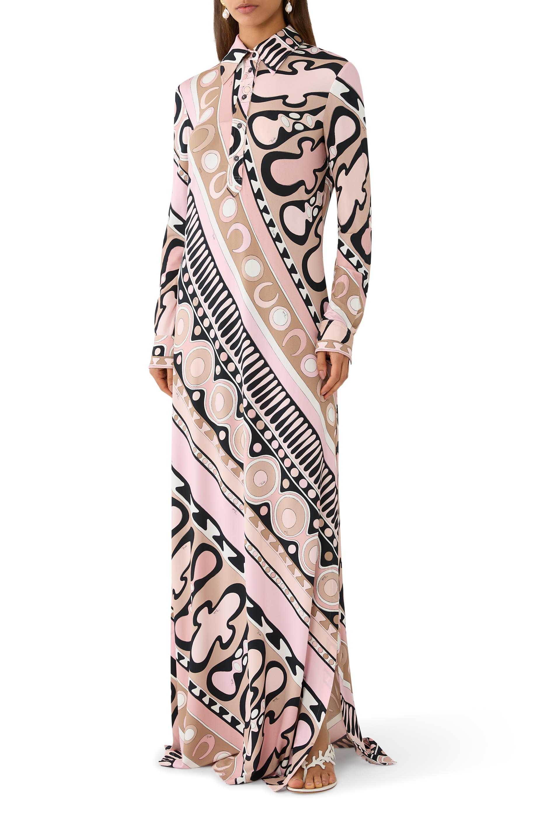 Soleil Print Chemisier Dress