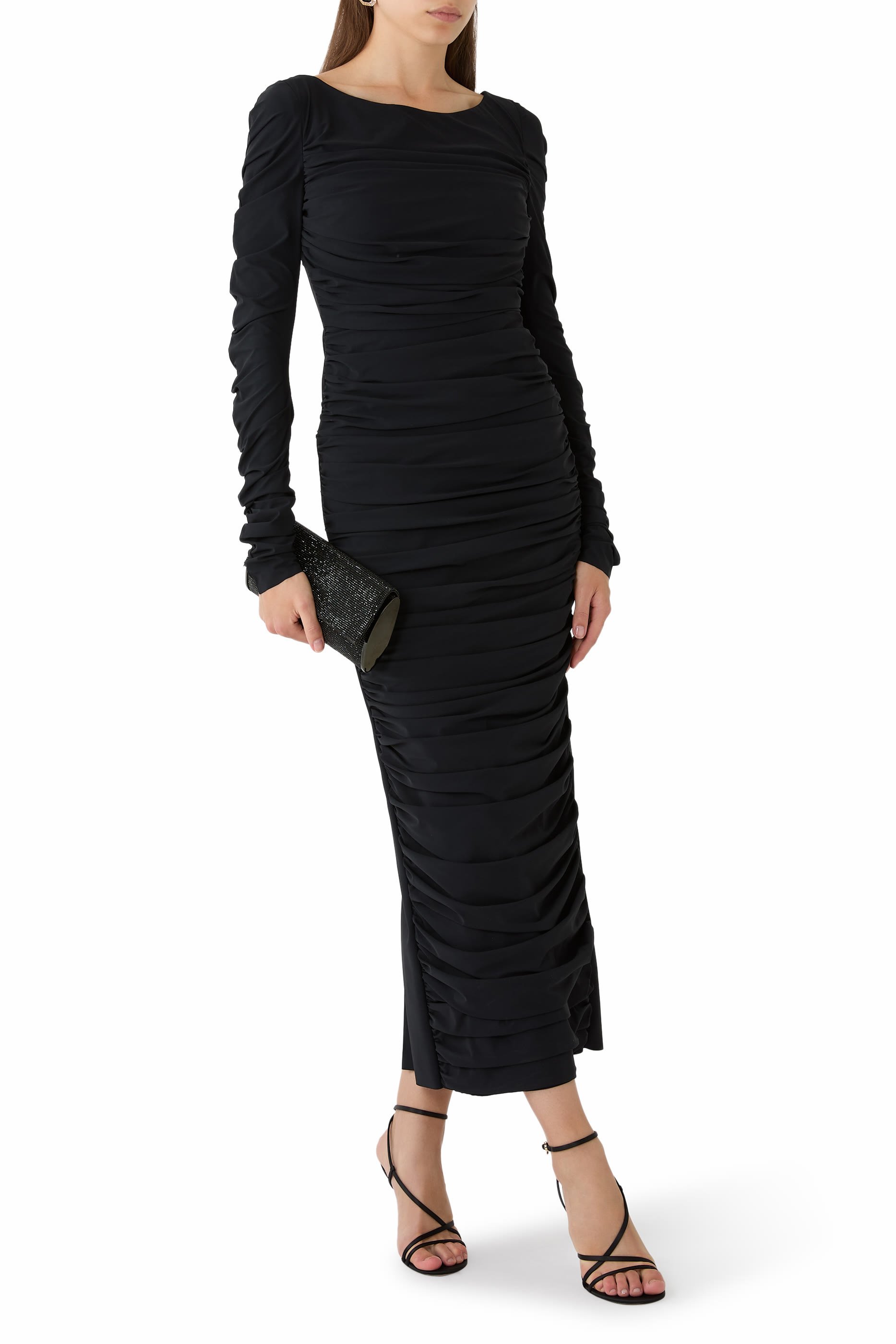 Long Sleeves Midi Dress