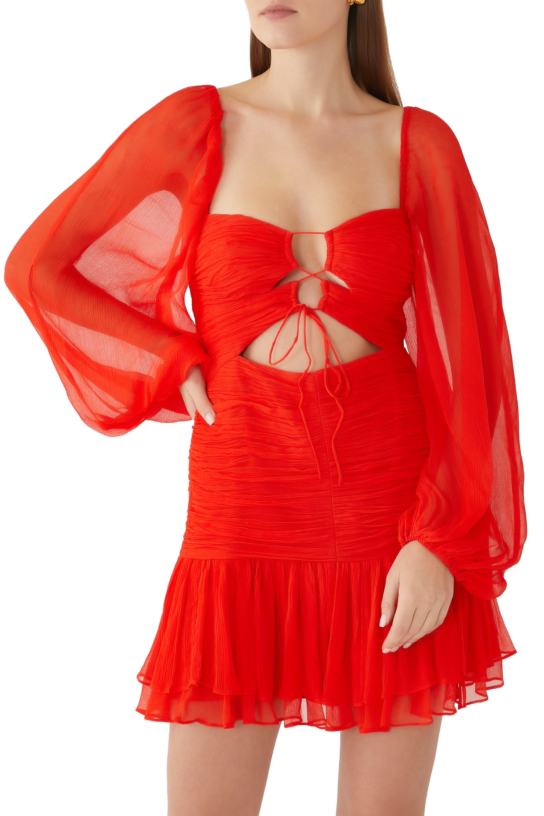 Maya Balloon Sleeve Dress