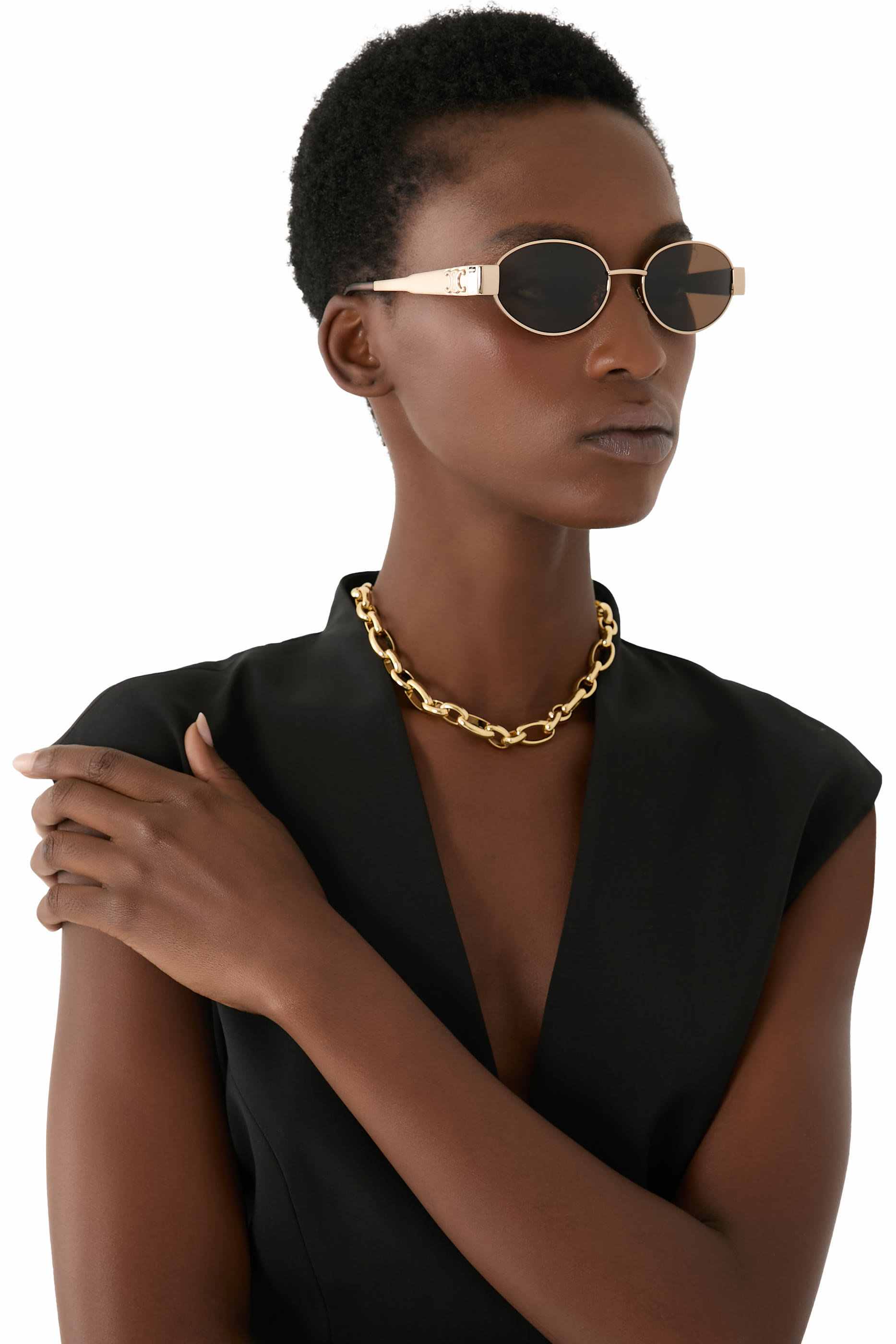 Triomphe Oval Sunglasses