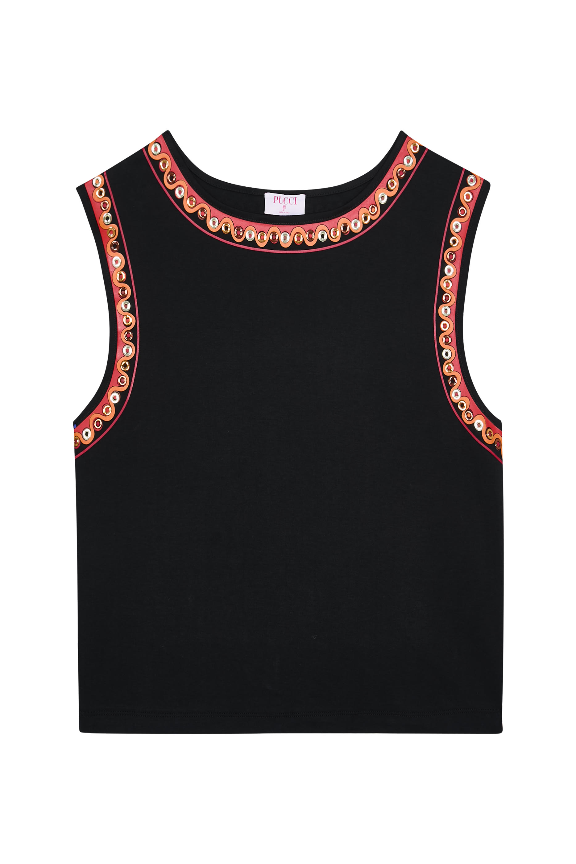 Bordi Stampa Sleeveless T-Shirt