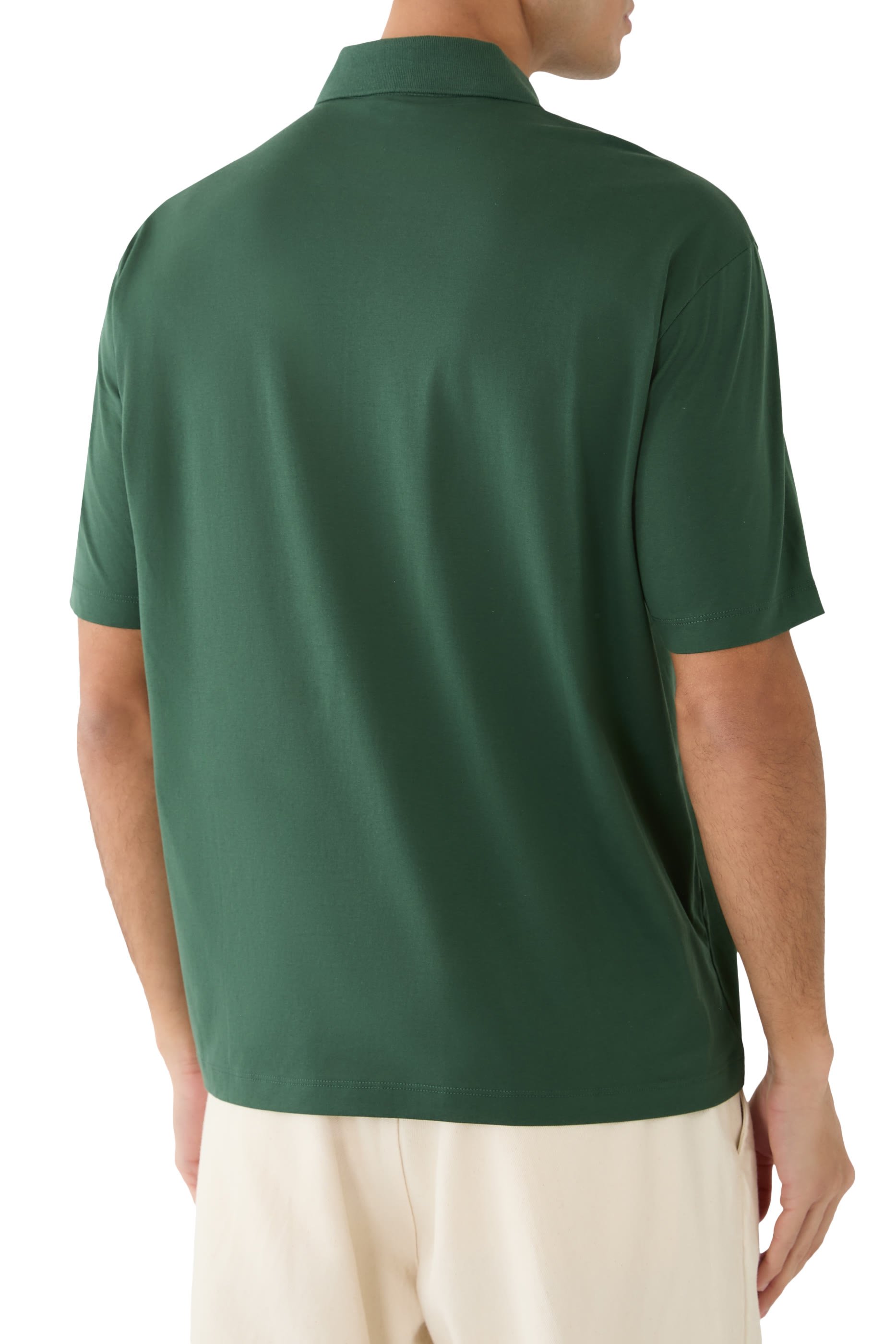 Micro Eagle Logo Polo Shirt