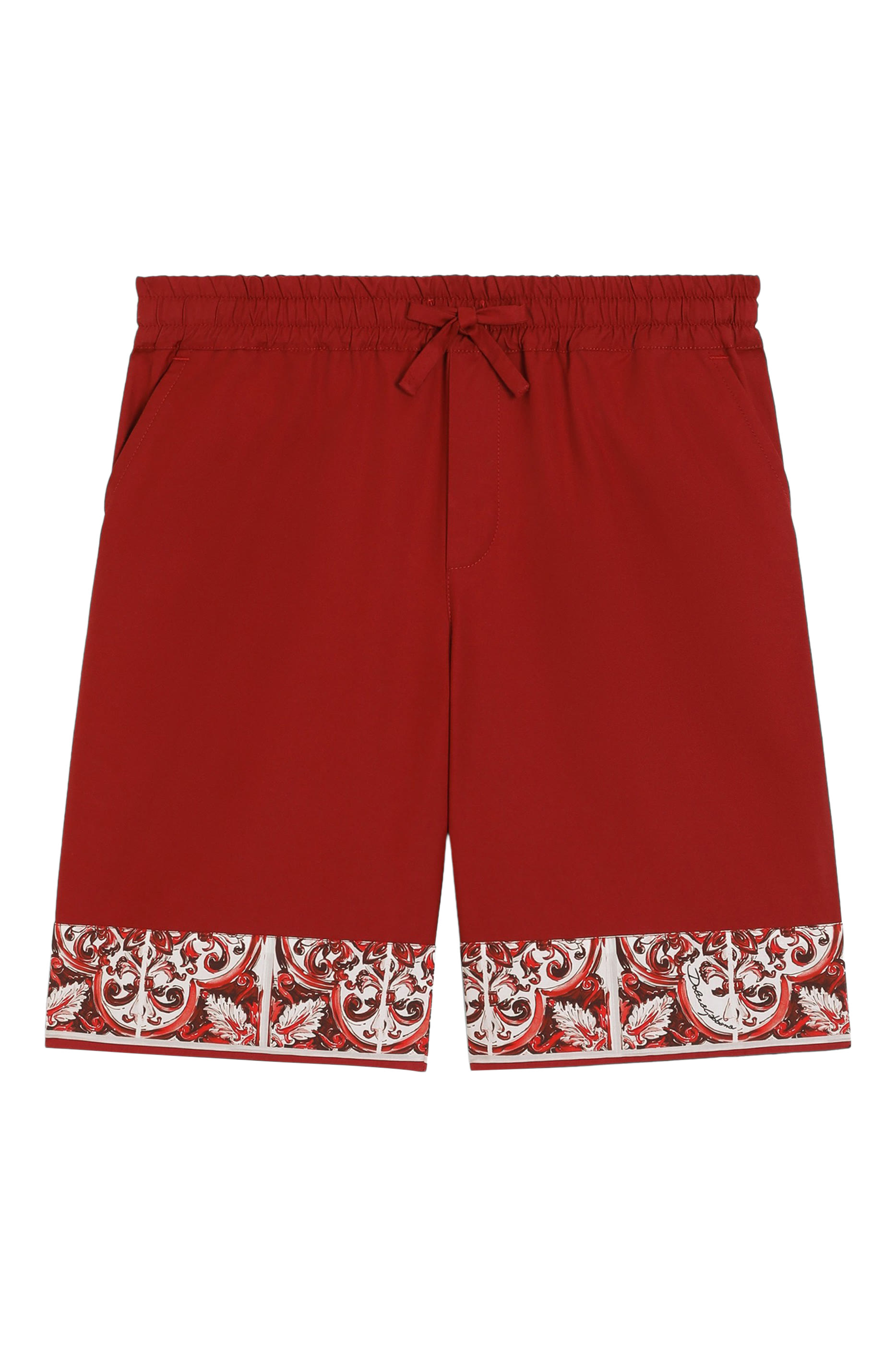 Kids Majolica-Print Bermuda Shorts