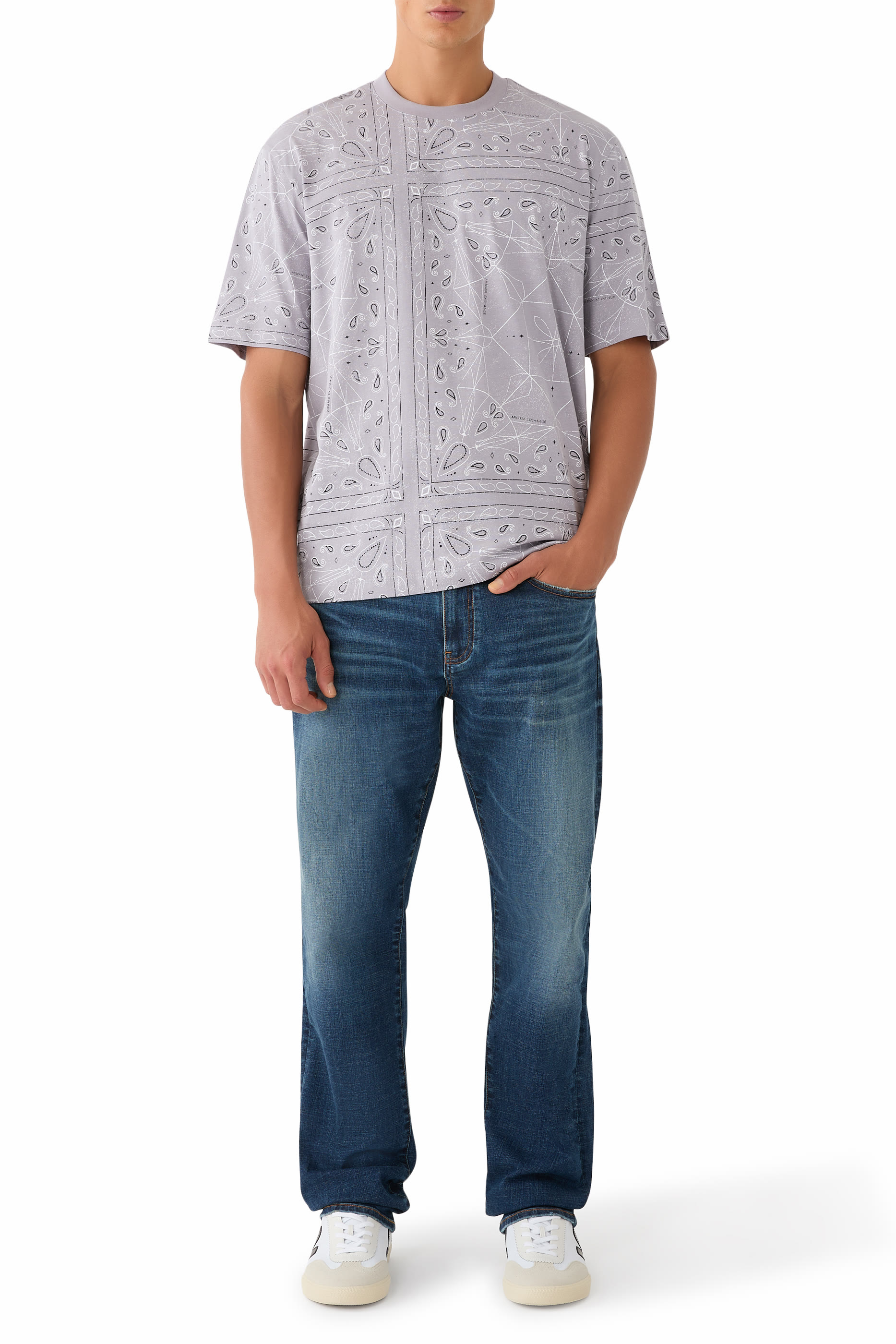 Kaleidoscope Patterned T-Shirt