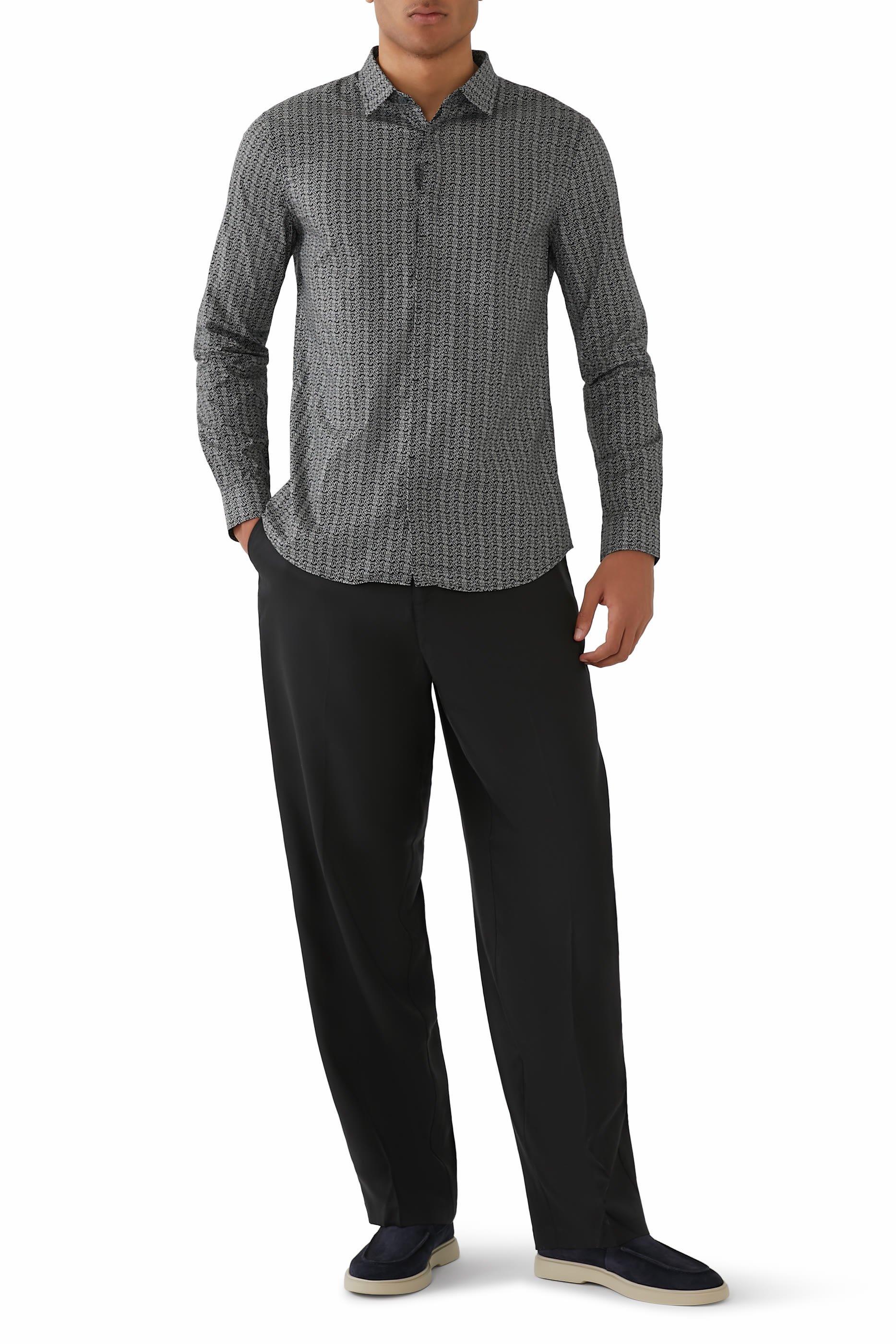 Camouflage Lyocell Trousers