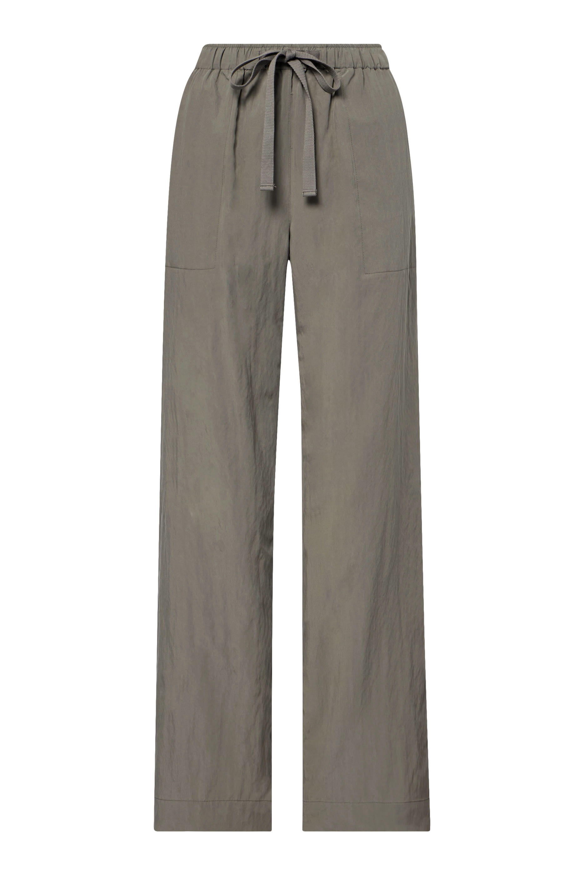 Mid-Rise Utility Drawstring Pants
