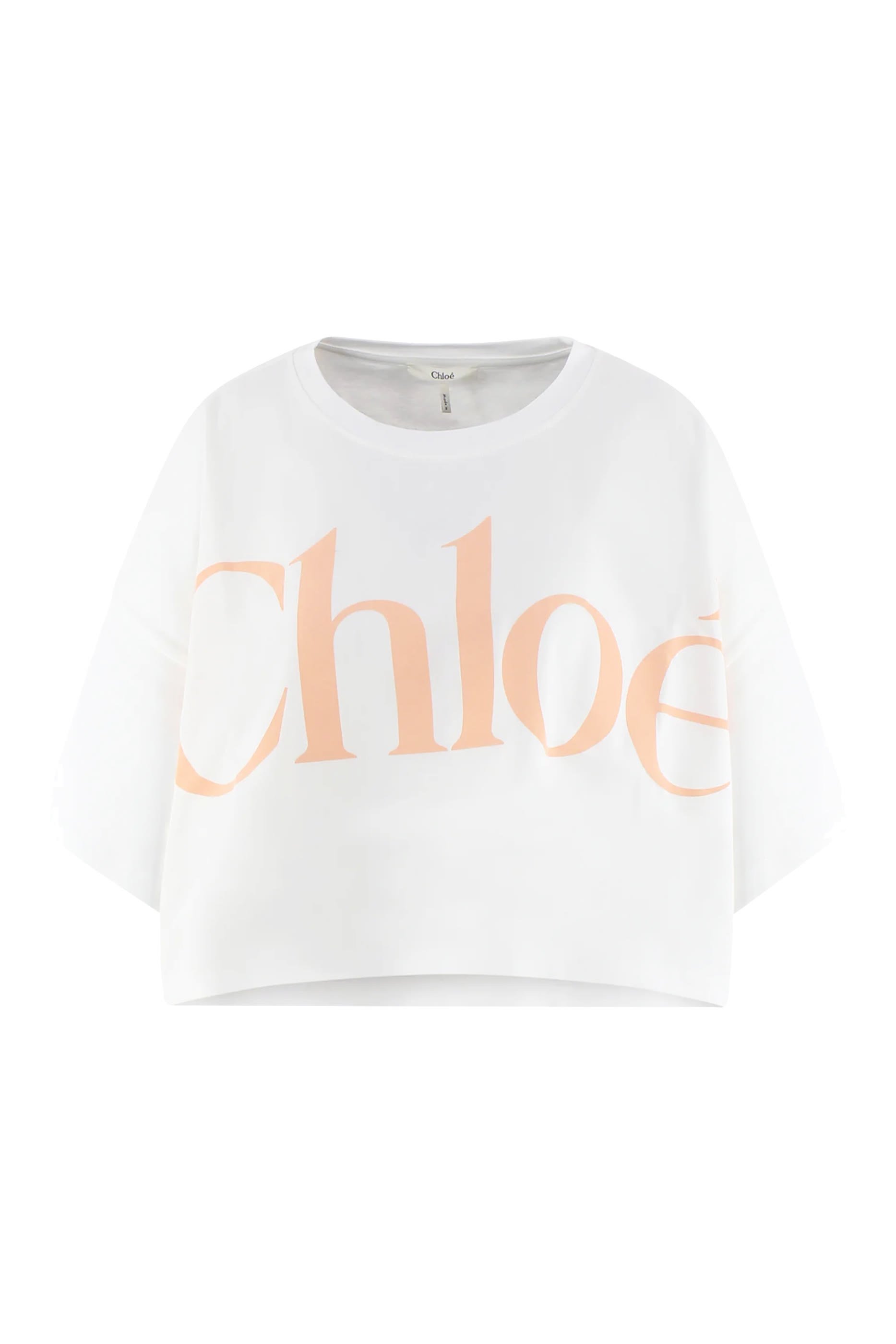 Oversized Crop Logo T-Shirt