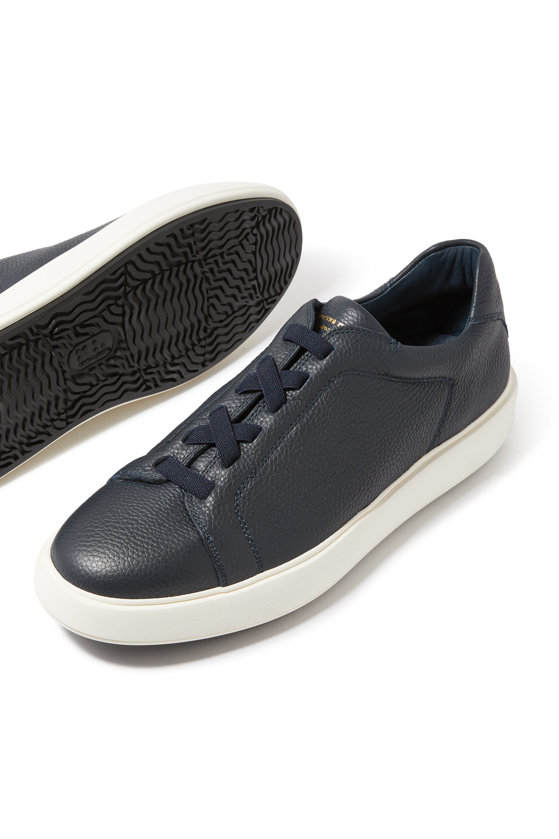 Leather Low Top Sneakers