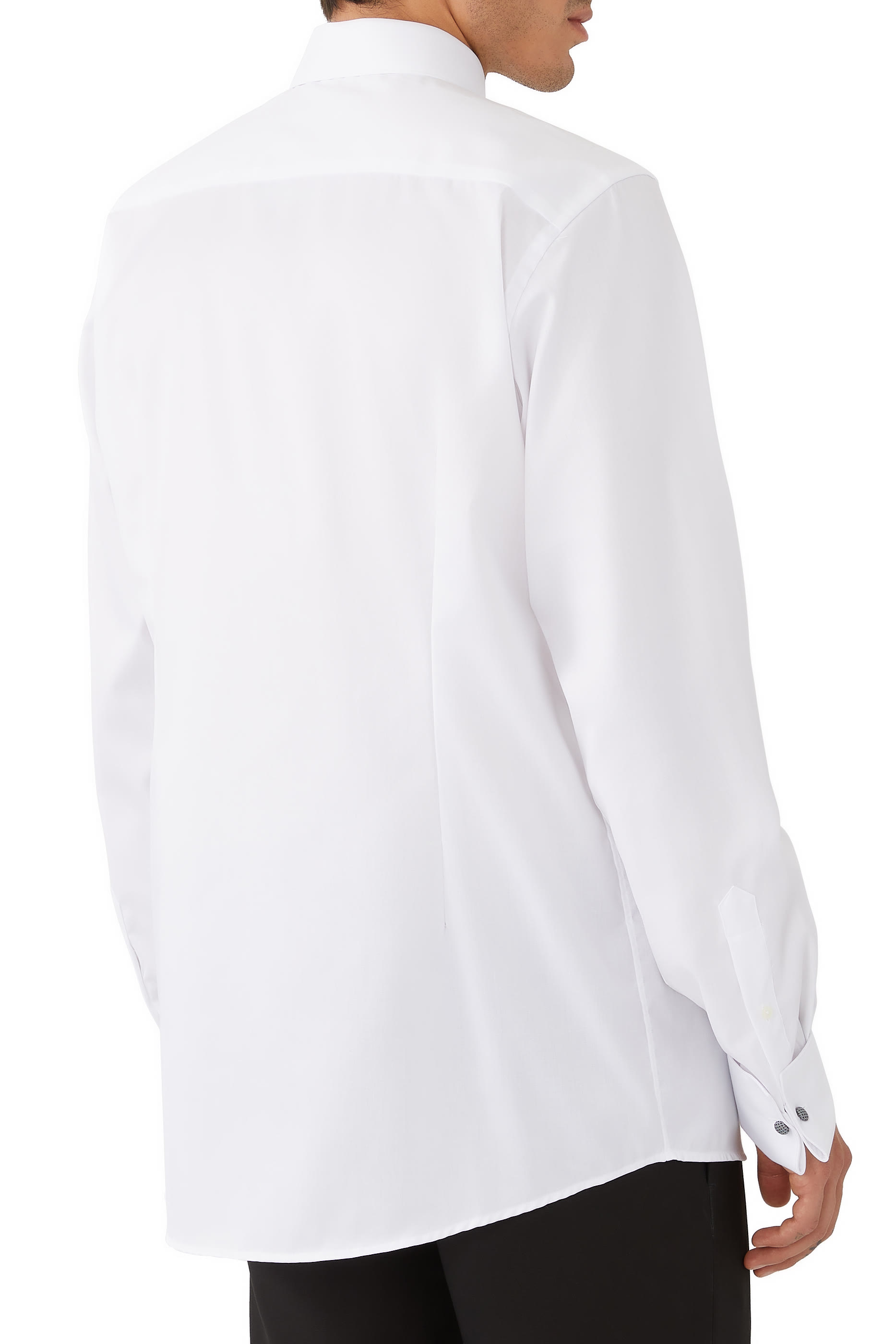 Striped Glitter Bib Front Shirt