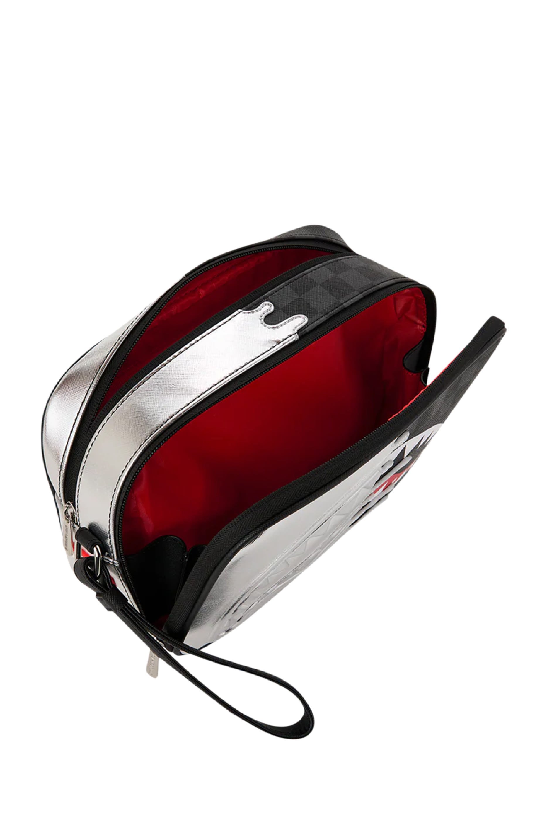 Kids Silver Side Drip Toiletry Brick Wallet