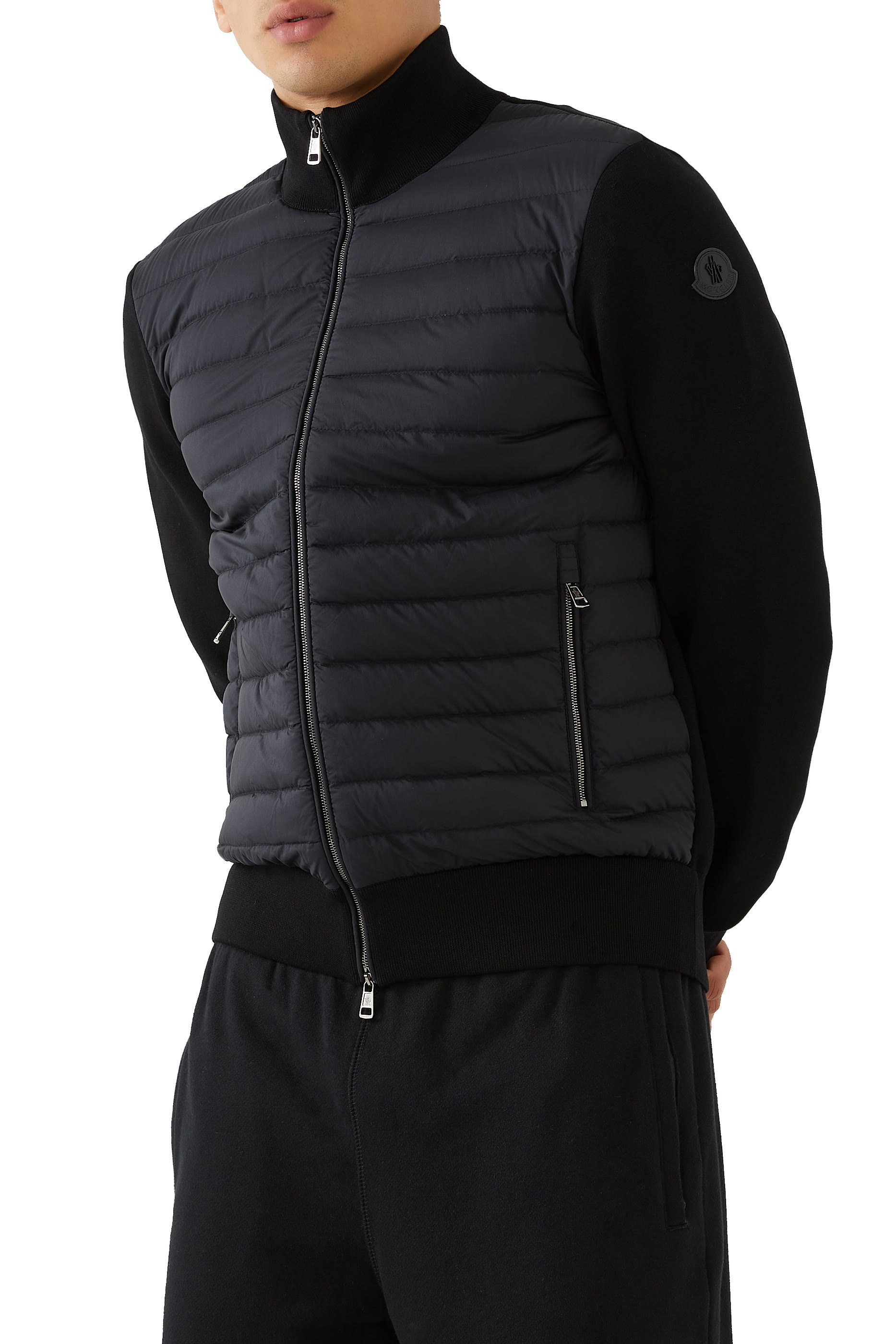 Quilted Tricot Cardigan