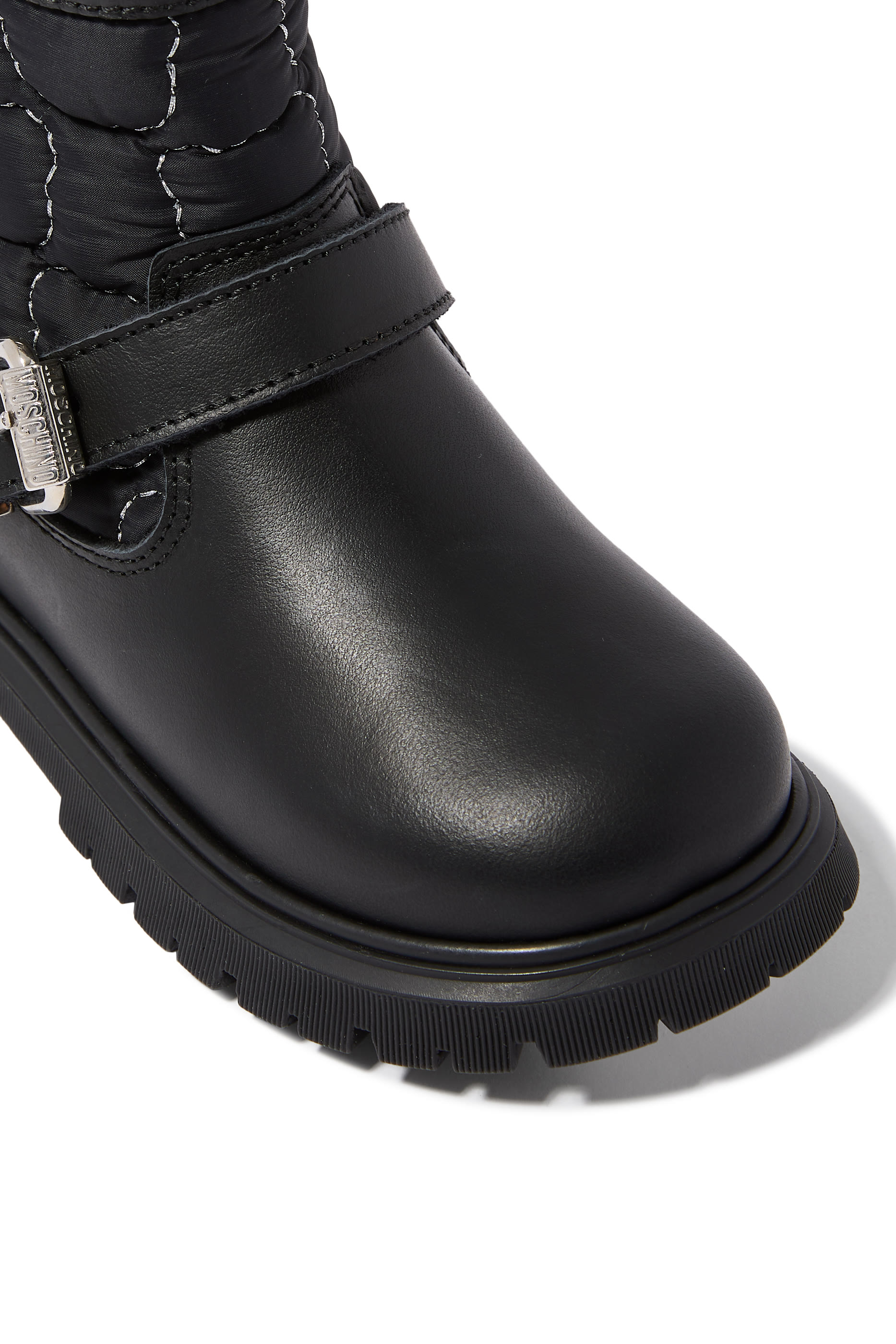 Kids Quilted Teddy Ankle Boots