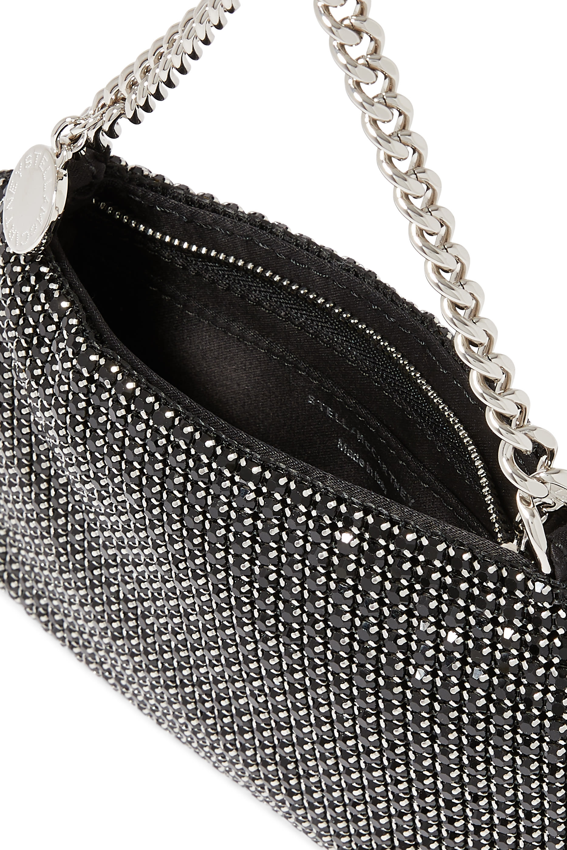 Falabella Mesh Shoulder Bag With Crystals