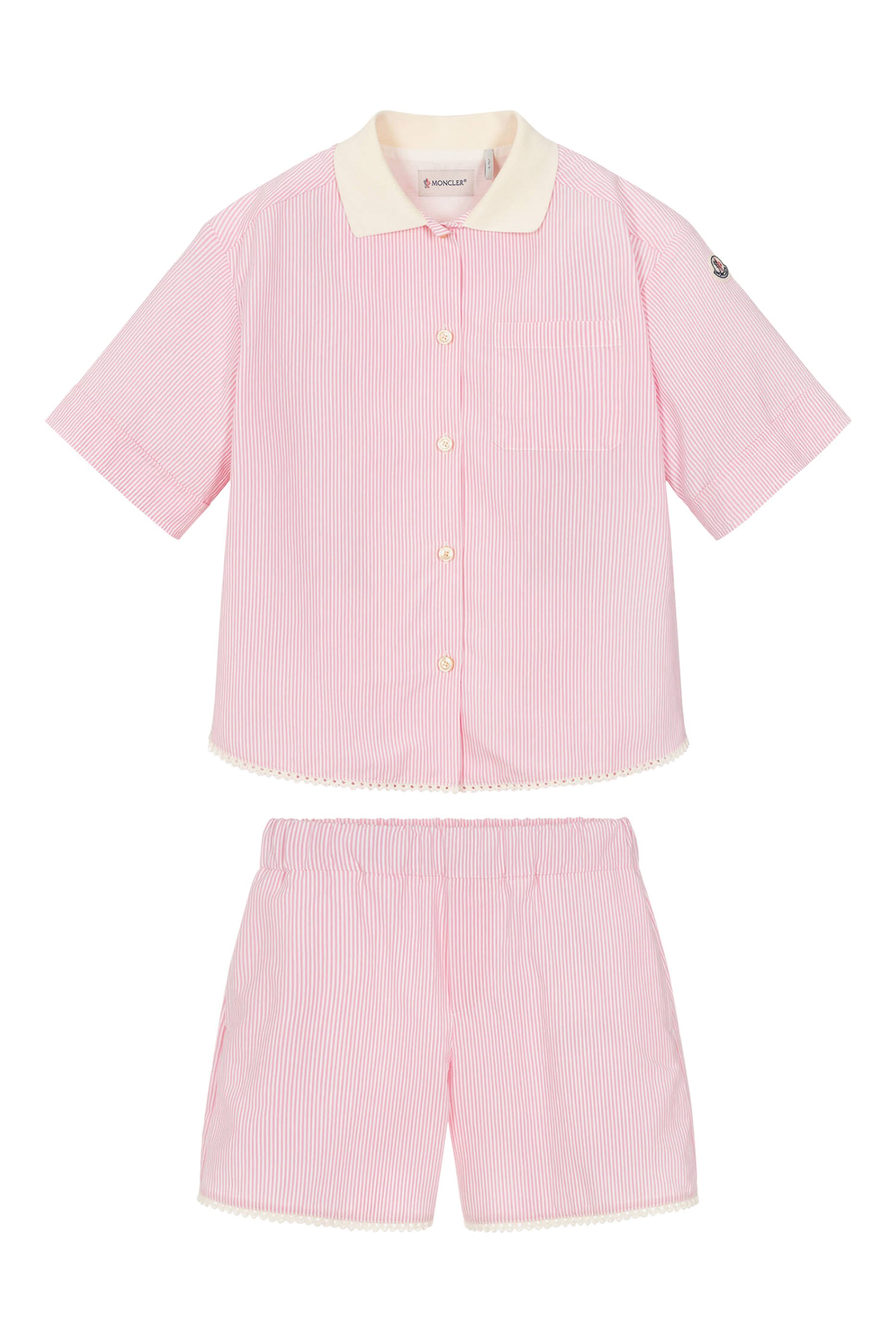 Kids Striped Shirt & Shorts Set