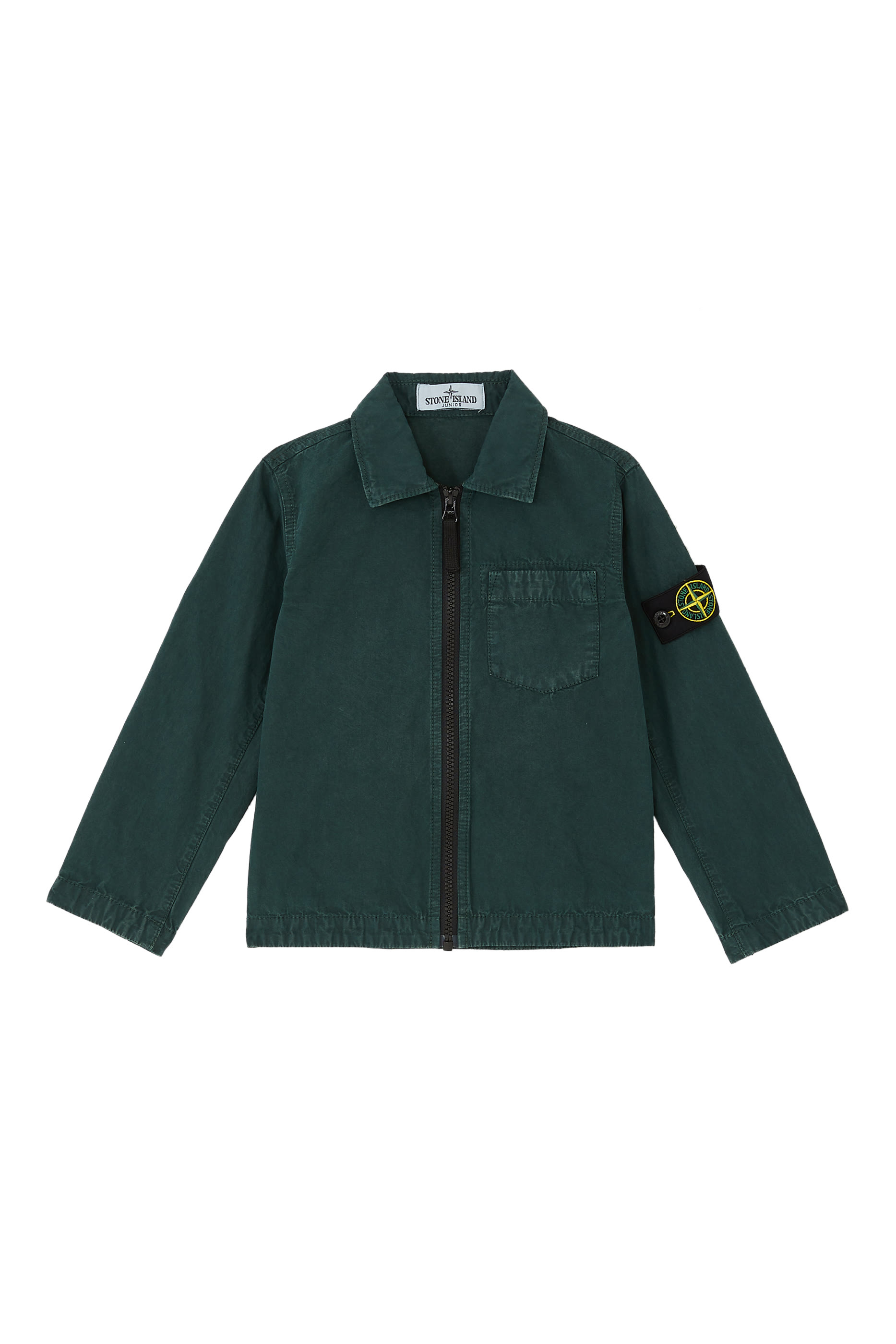 Kids Cotton Logo Overshirt