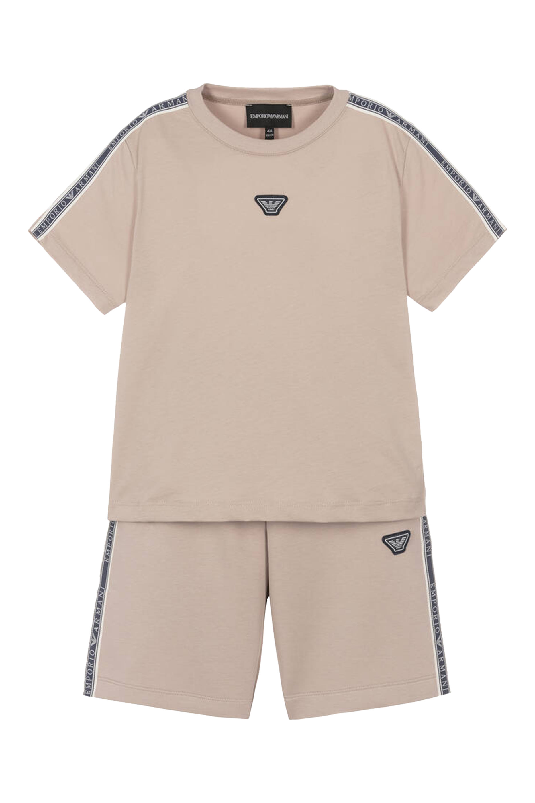 Kids Logo Tape T-Shirt & Shorts Set