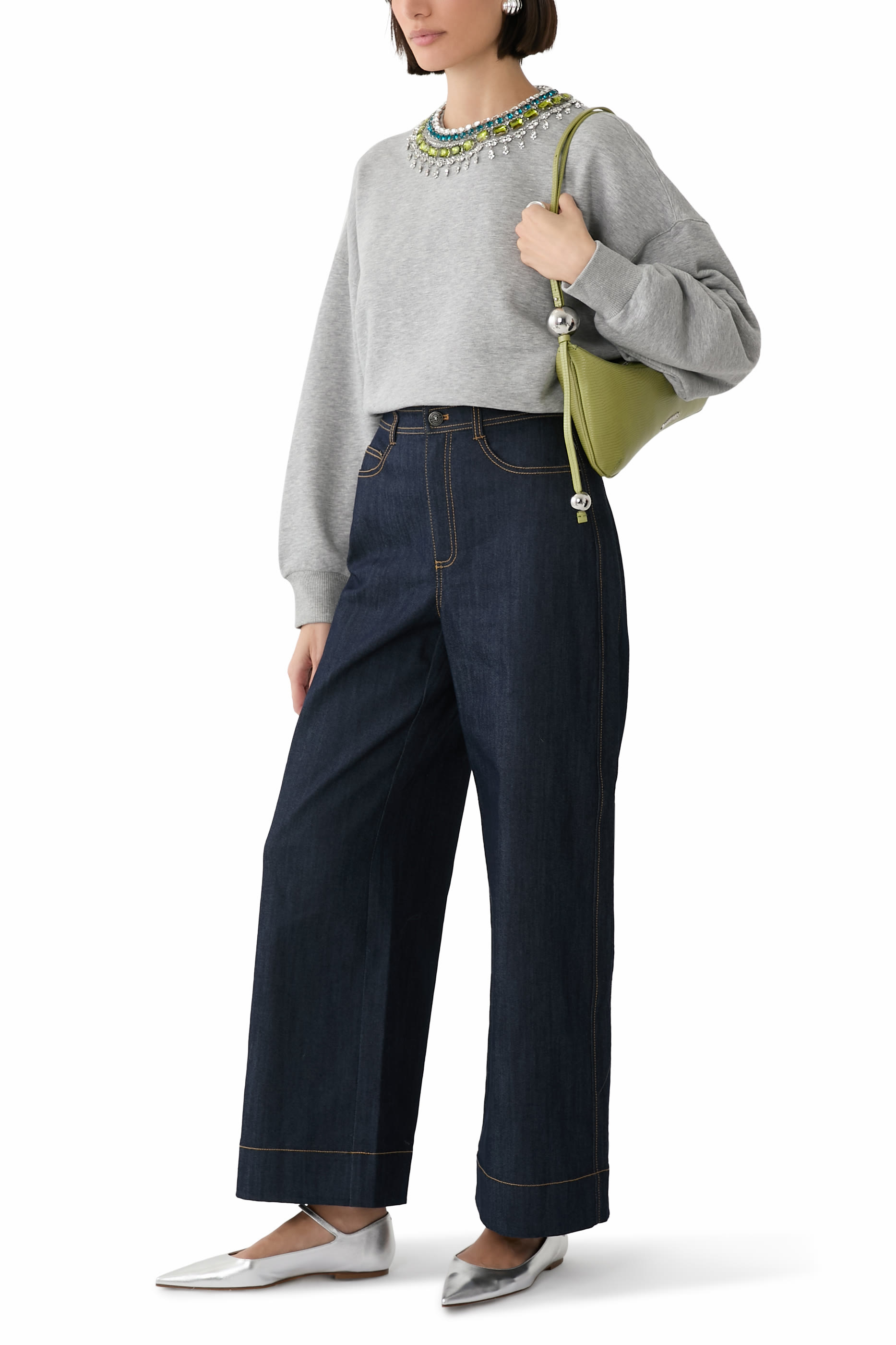 Stacked Necklace Brandy Pullover