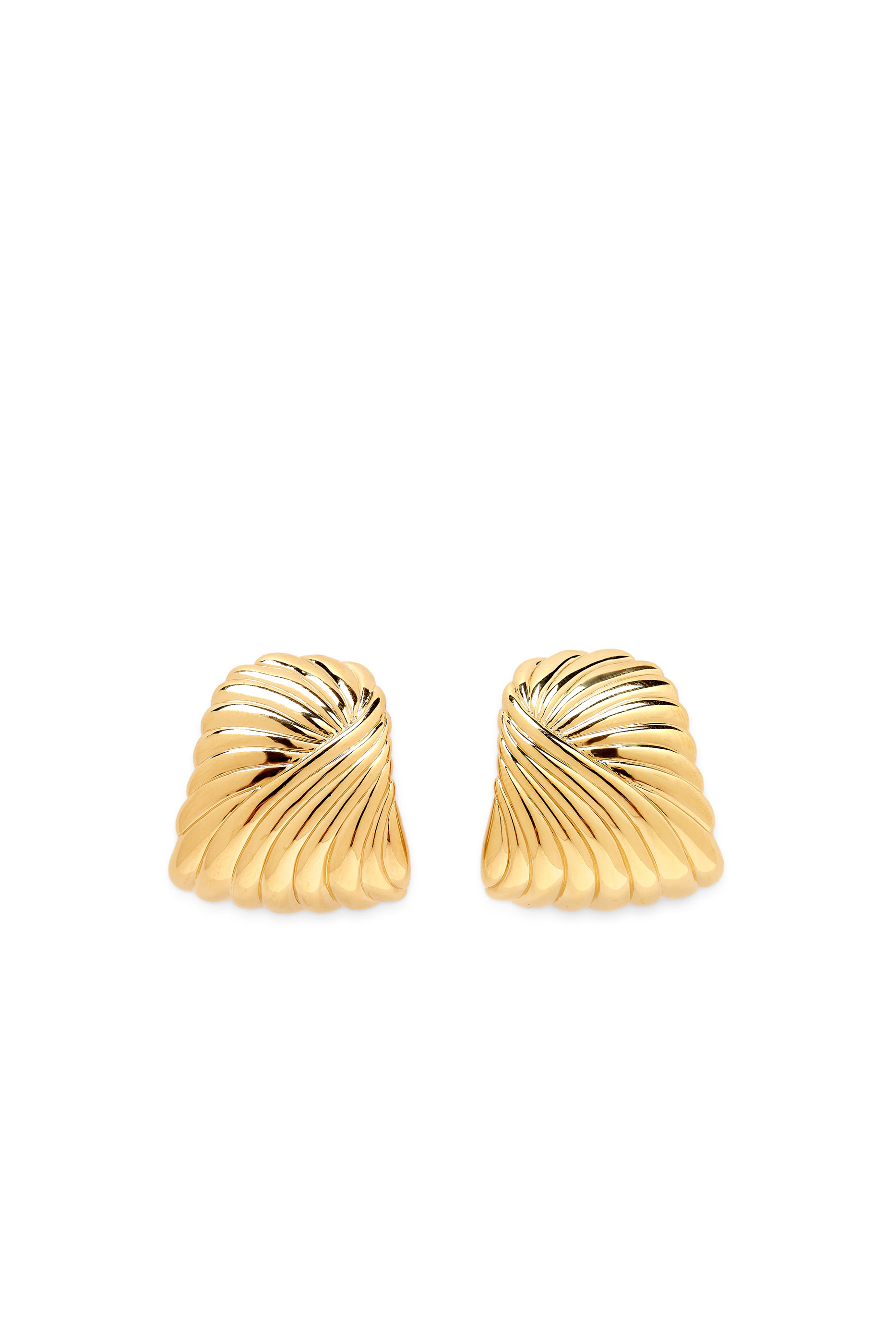Ripple Oversized Stud Earrings