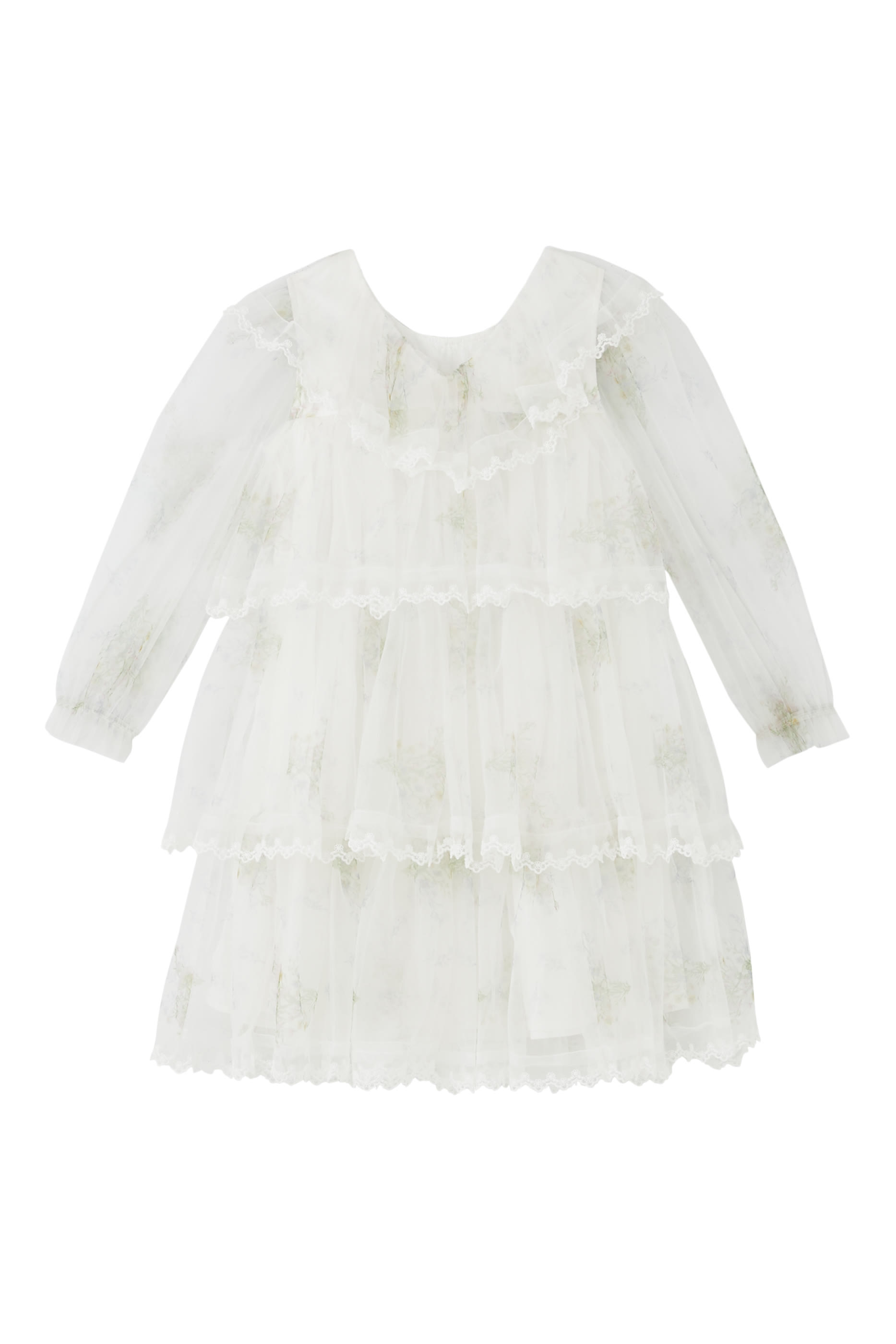 Kids Floral Tulle Dress