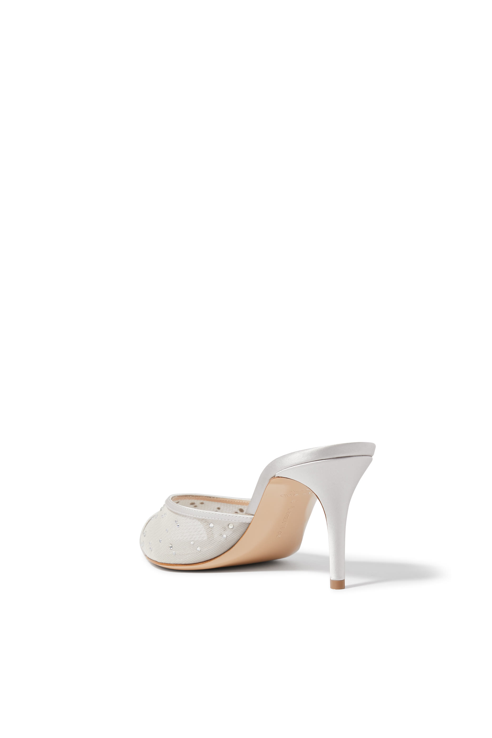 Lisa 75 Mesh Glitz Mules