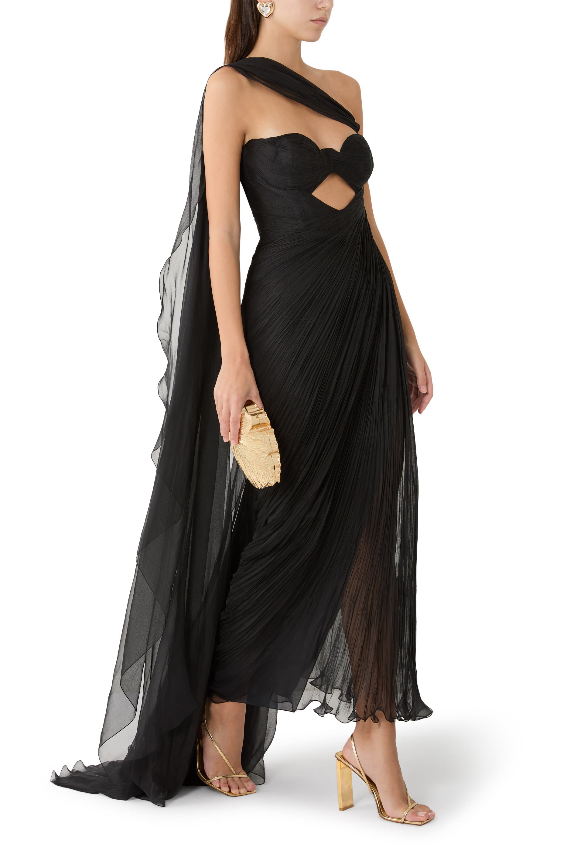 One-Shoulder Evening Dress