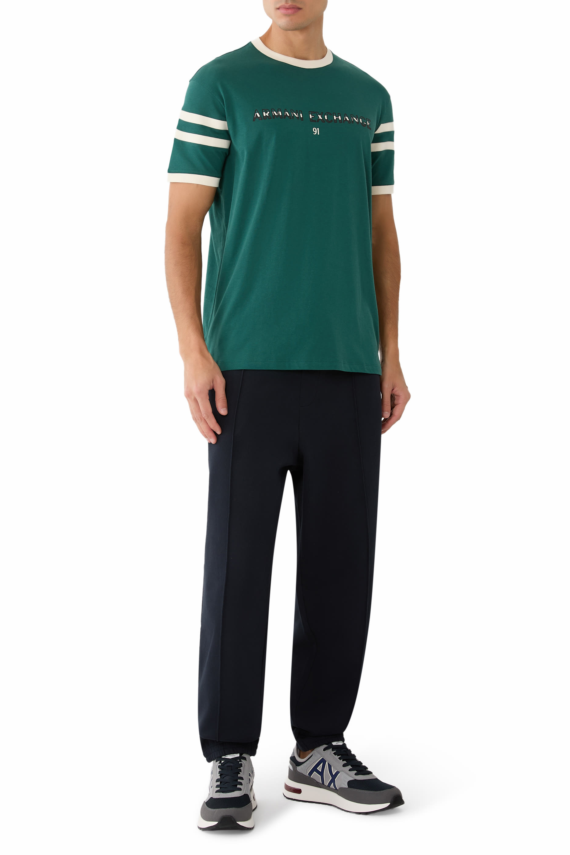 Double Sleeve Stripes T-Shirt