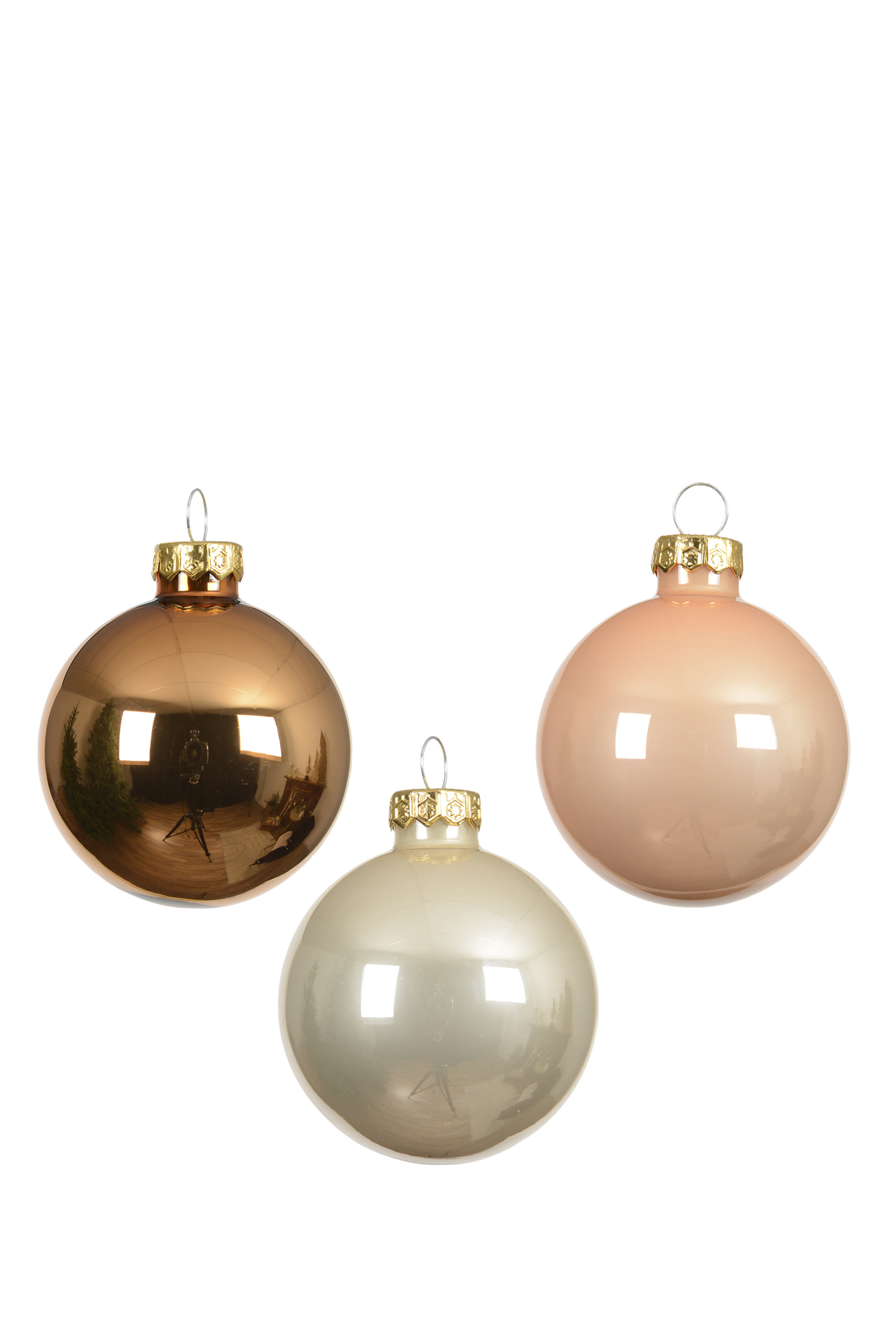 Glass Bauble, Set of 49 