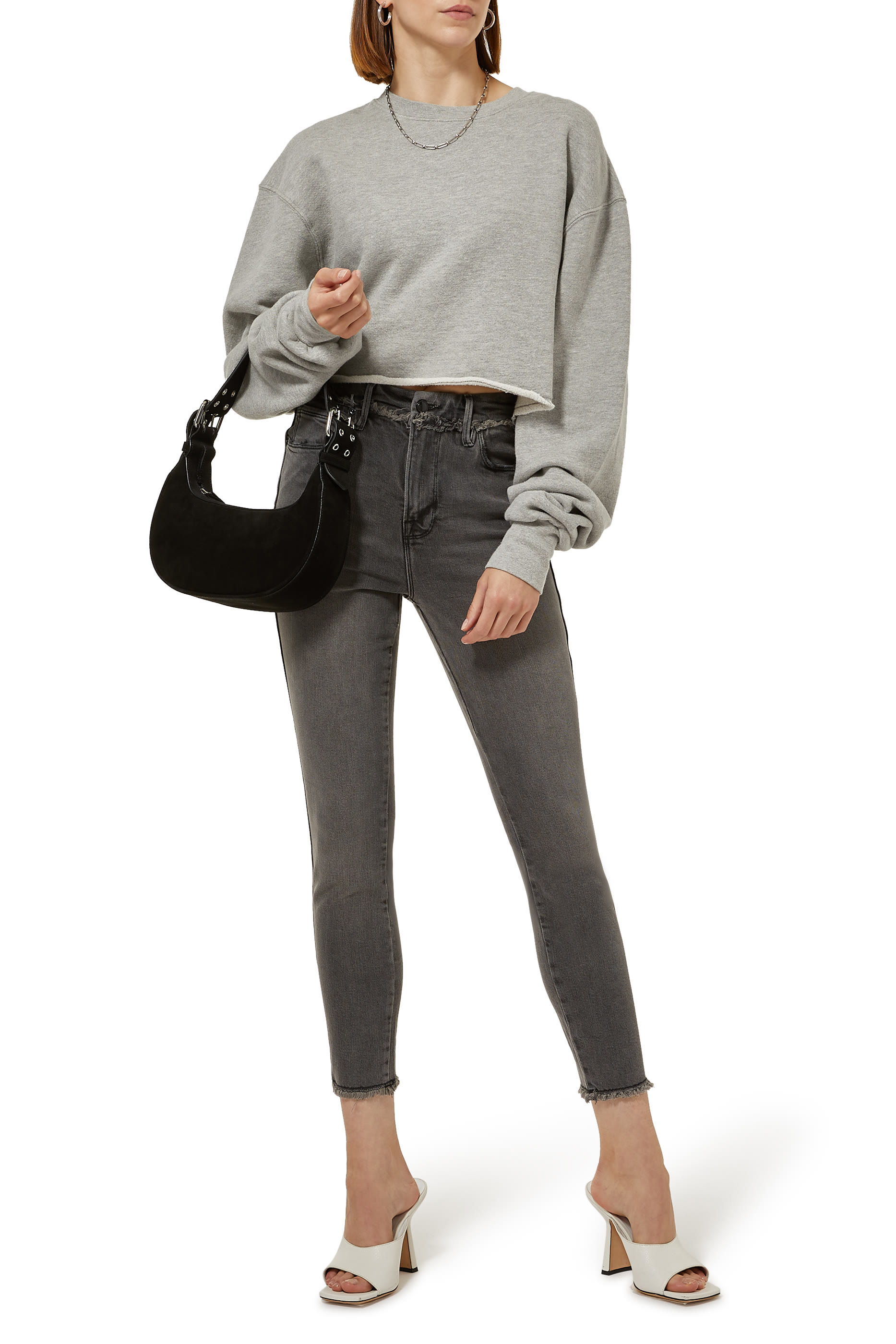 Plain Crew Neck Sweatshirt