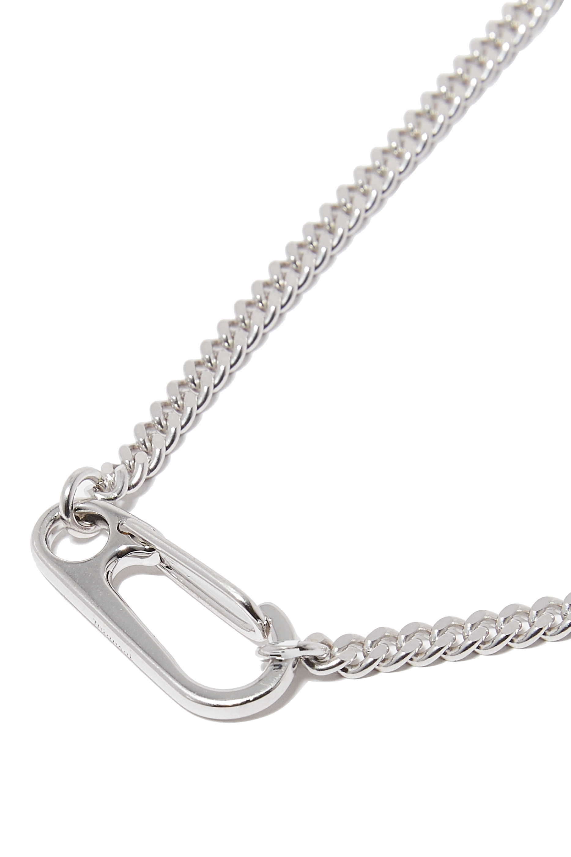 Ira Chain Necklace, Rhodium Plated Sterling Silver