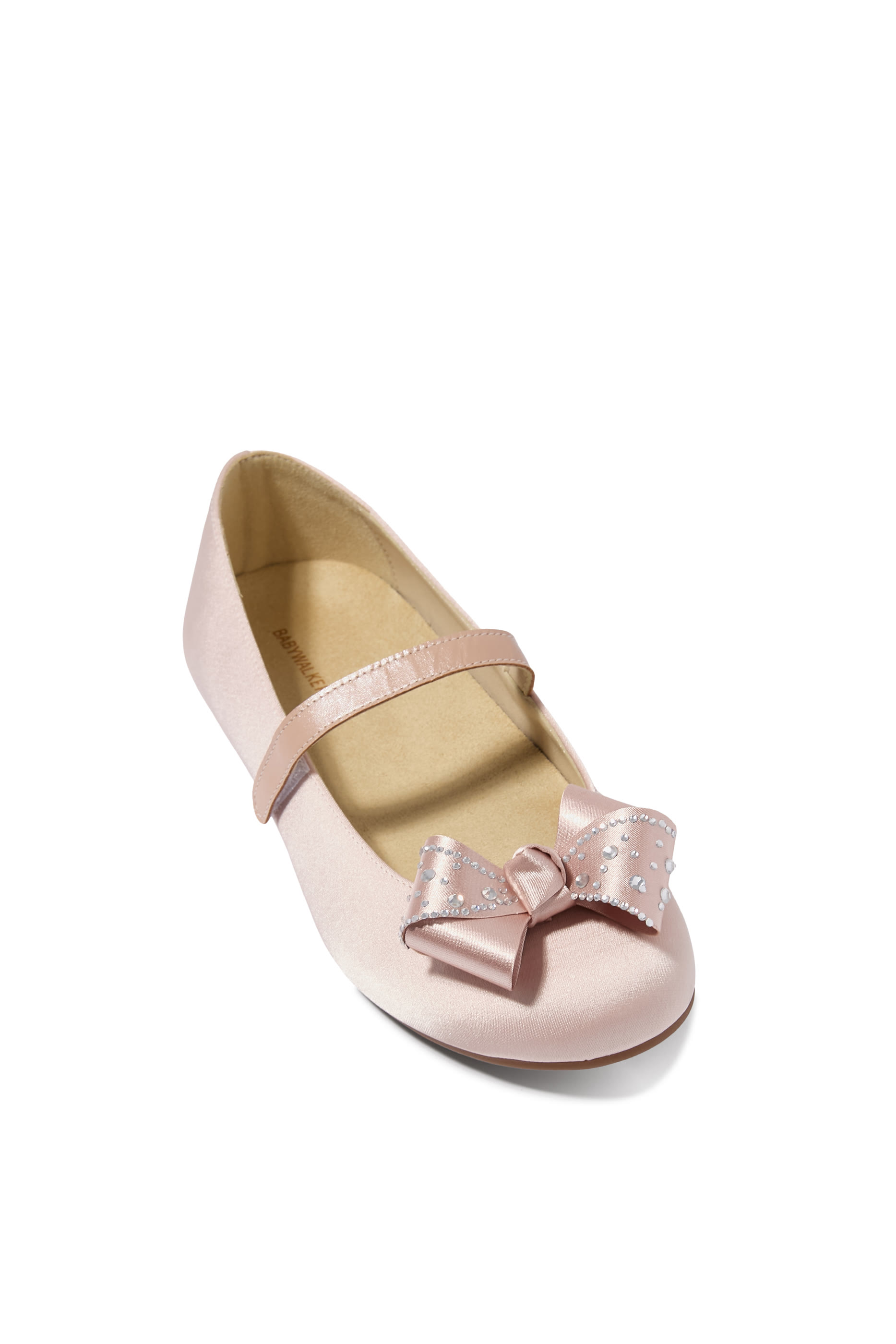 Kids Bow Single-Strap Ballerinas