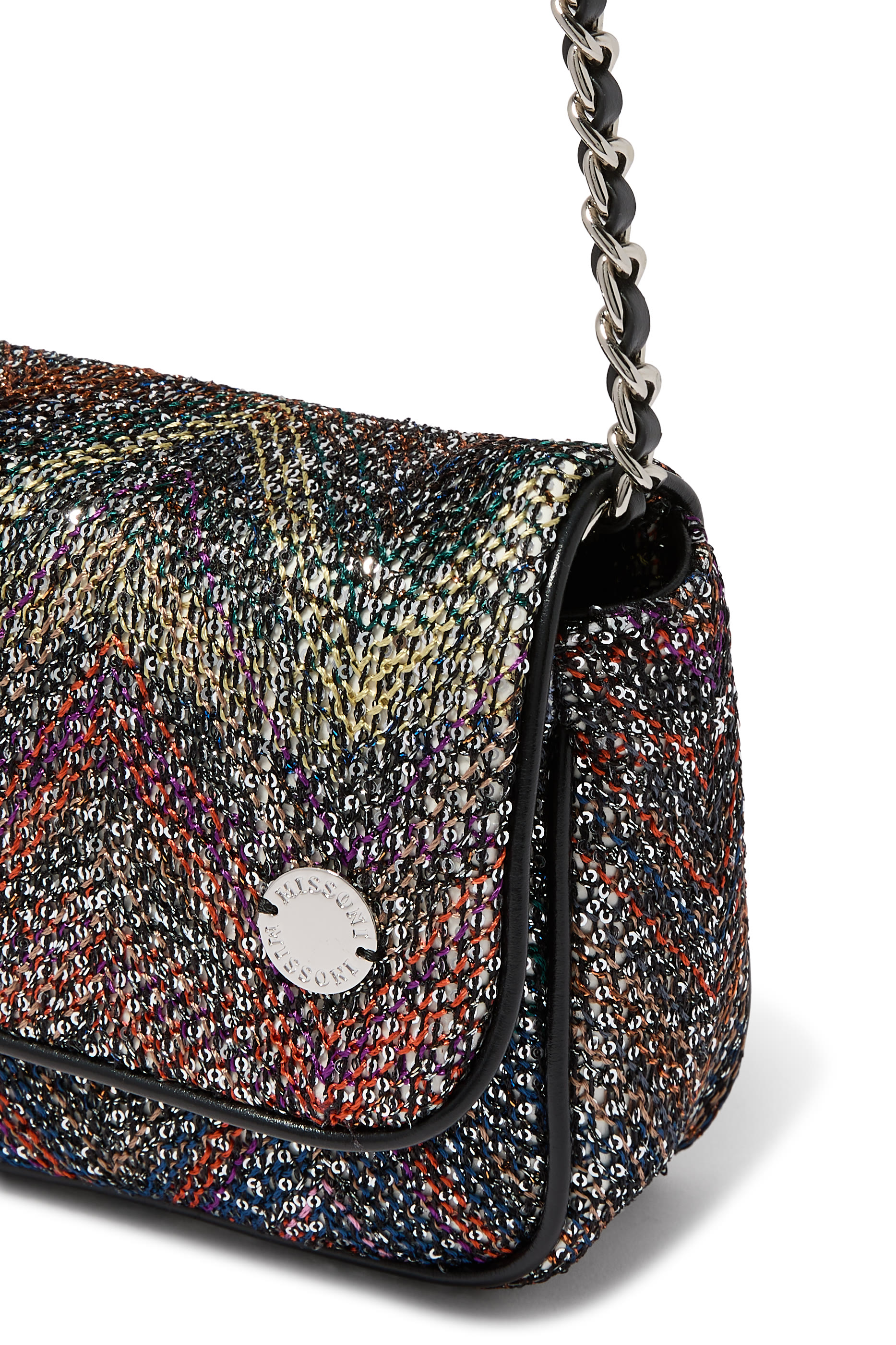 Kids Sequined Chain Shoulder Bag