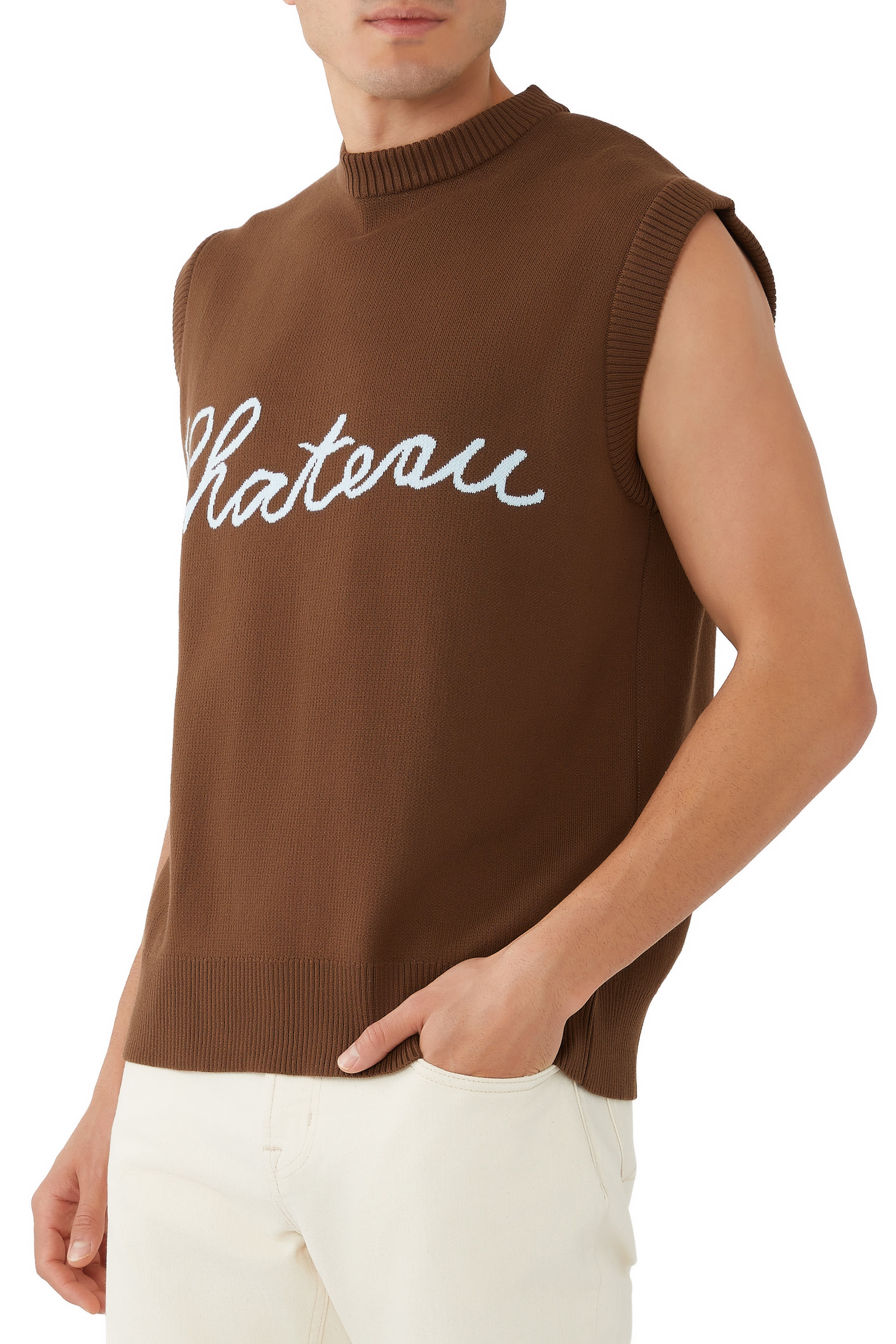 Logo Cotton Vest