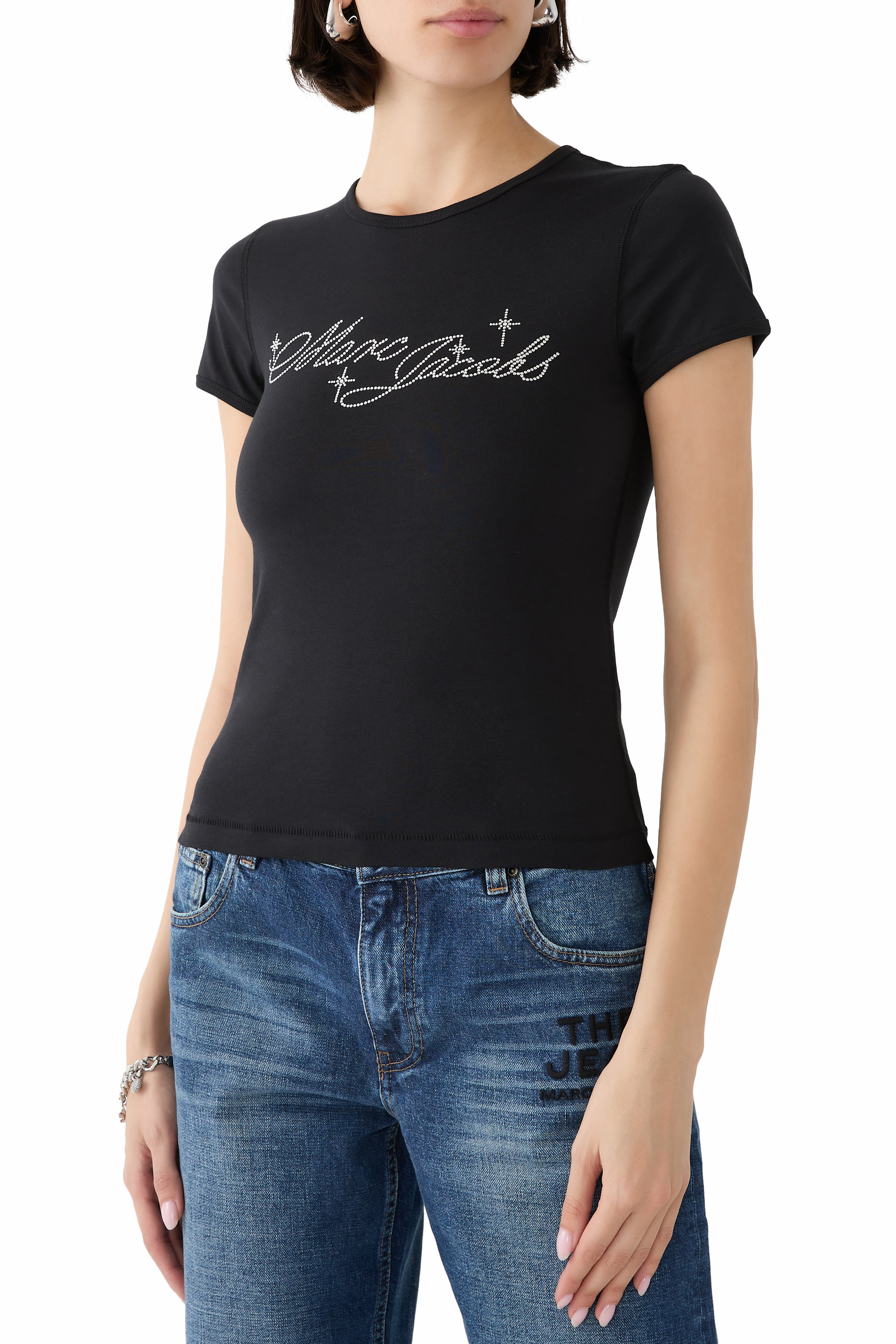 Charm Logo Shrunken T-Shirt