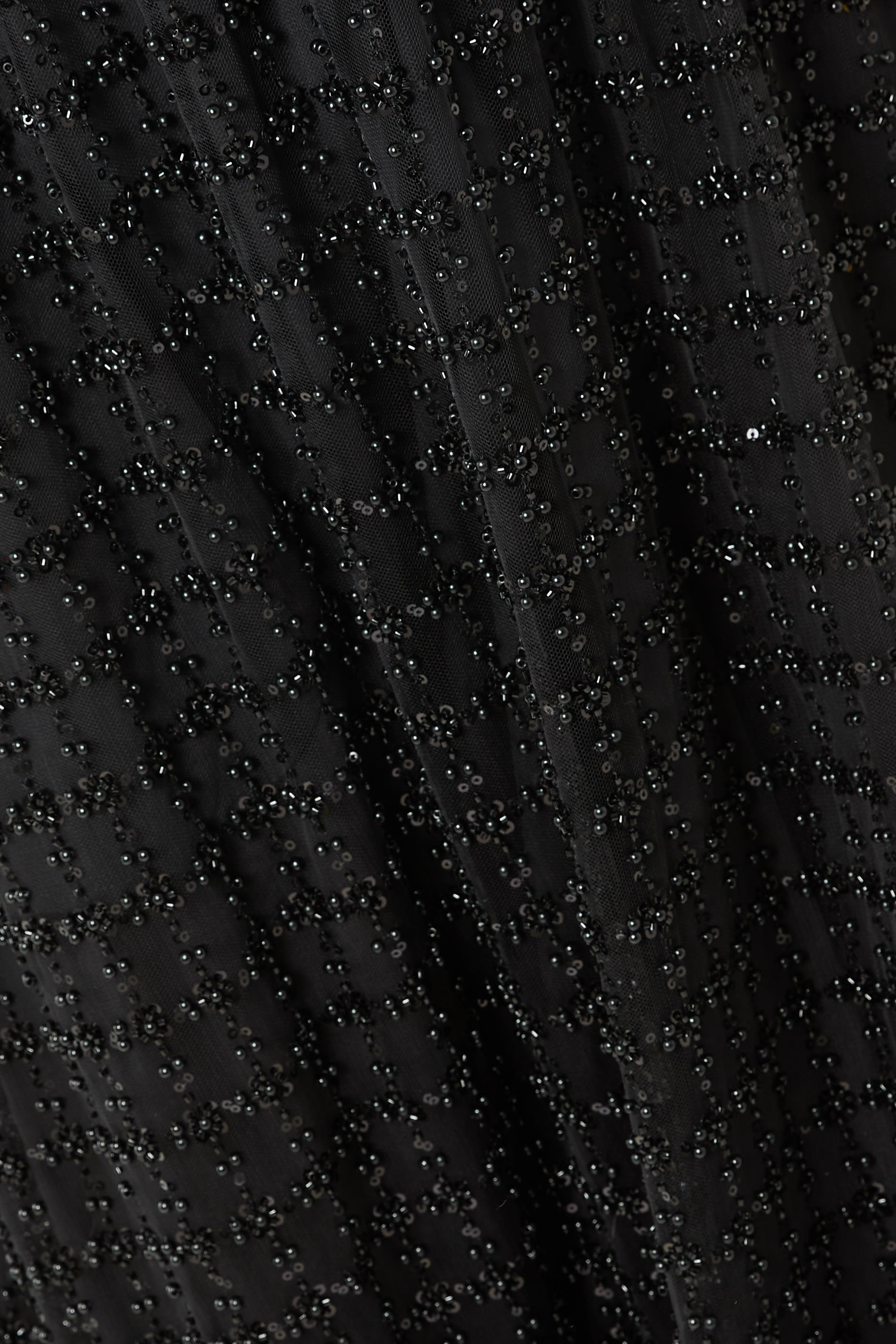  Bead-Embellished Tulle Dress 