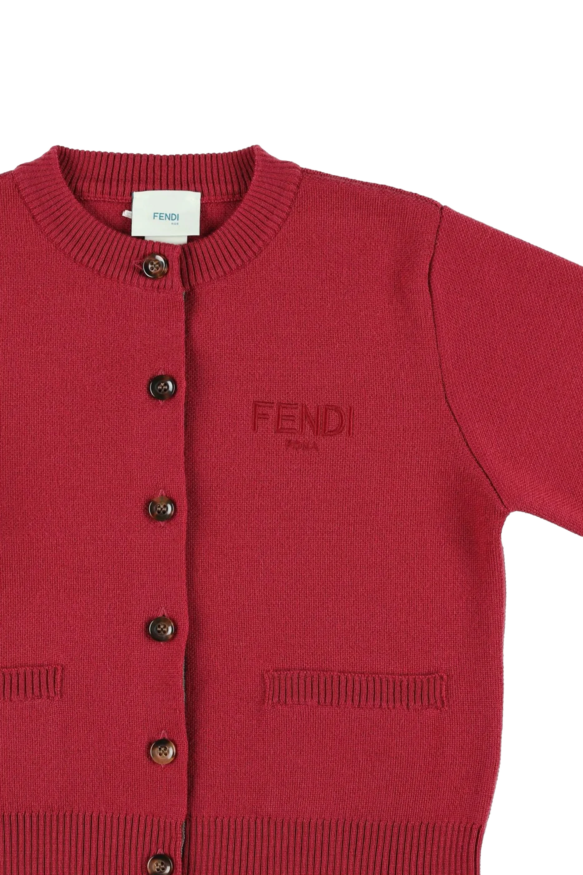 Kids Logo Long Sleeves Cardigan