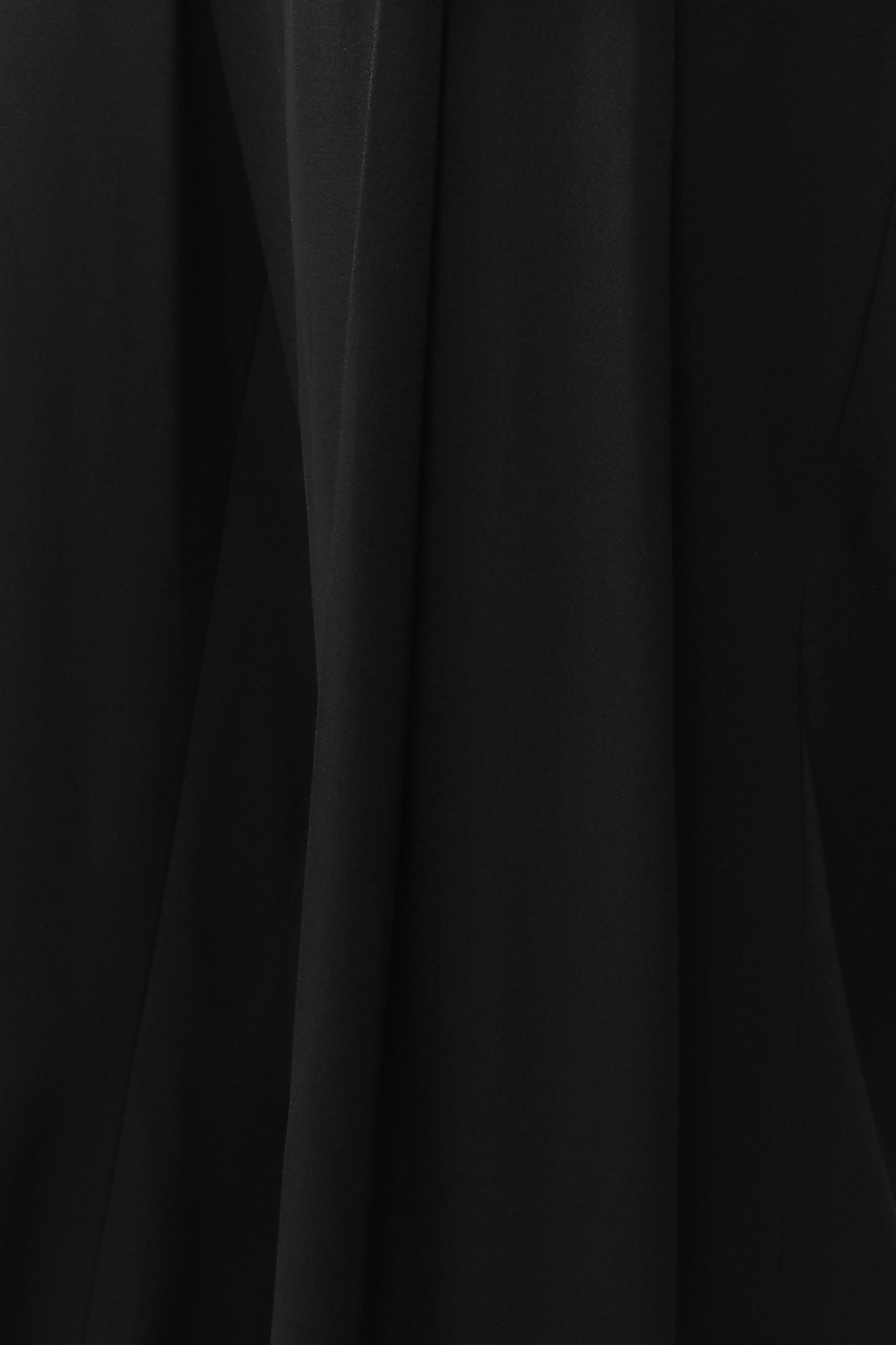 Pleated Straight Satin Trousers