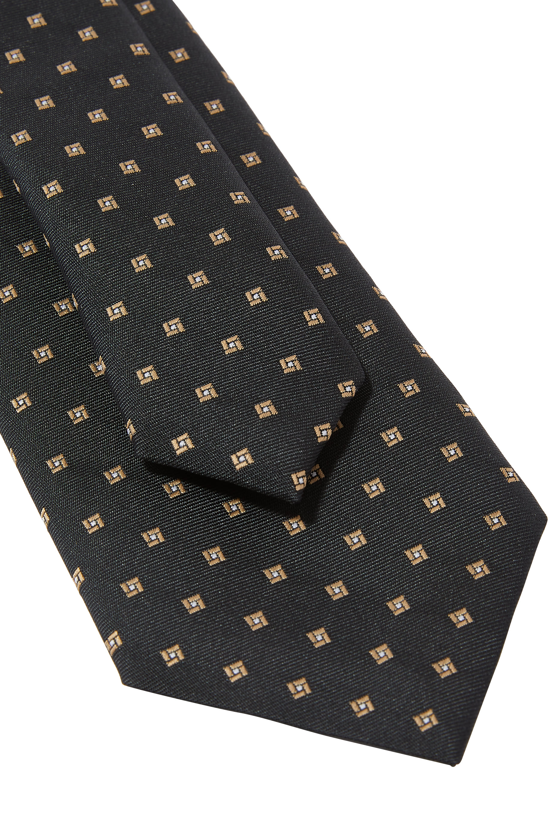 Patterned Silk Jacquard Tie