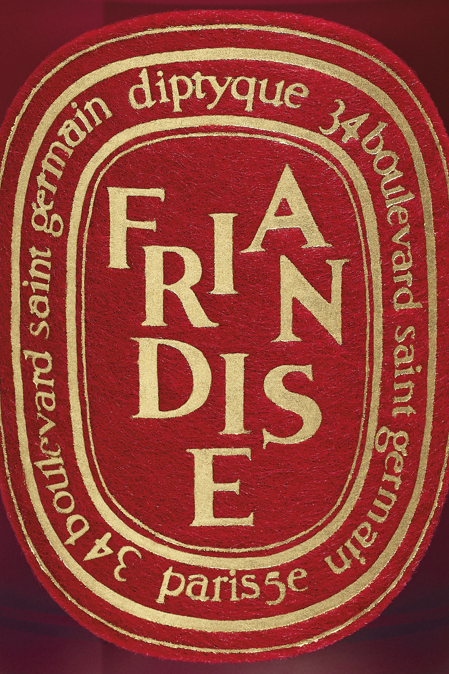 Diptyque Friandise Scented Candle with Felt Lid - Limited Edition