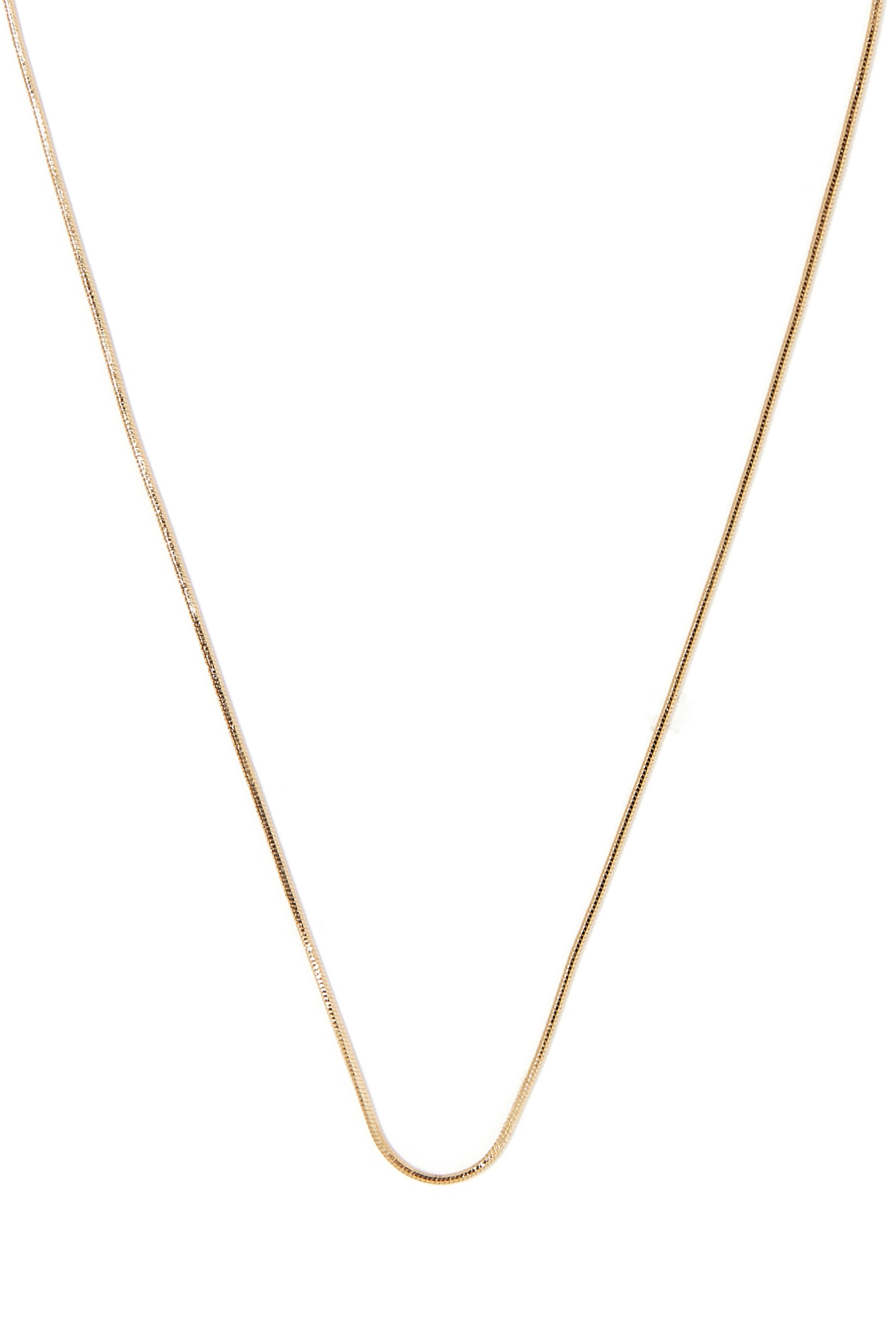 Petite Lady Necklace, 14k Vermeil Gold & Sterling Silver