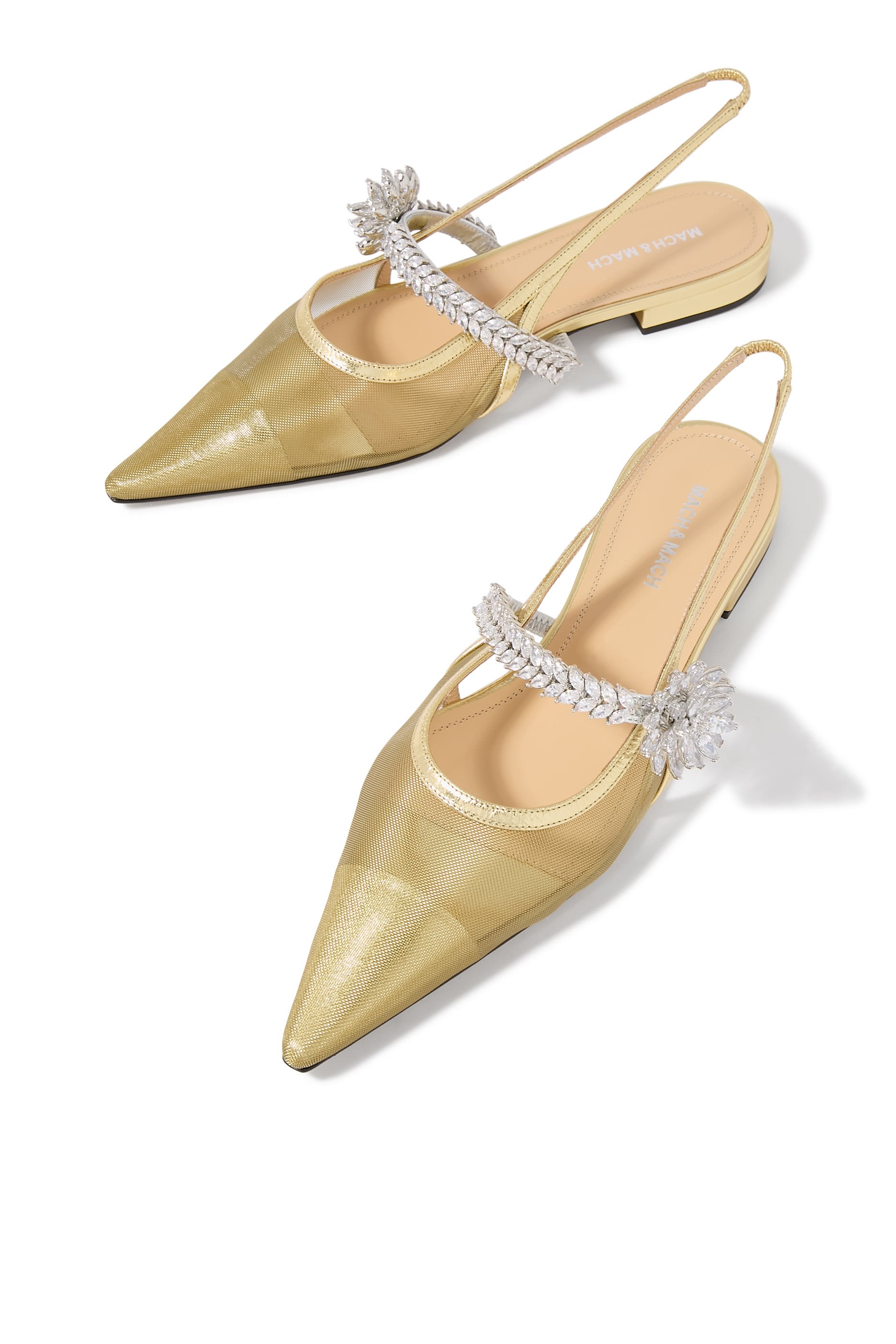 Lotus Flower Mesh Flats 