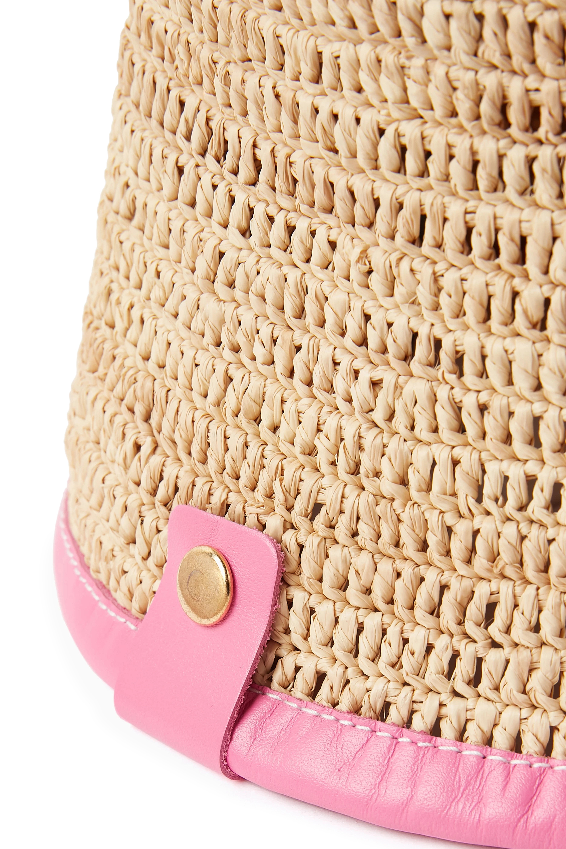 Le Bob Soli Raffia Bucket Hat