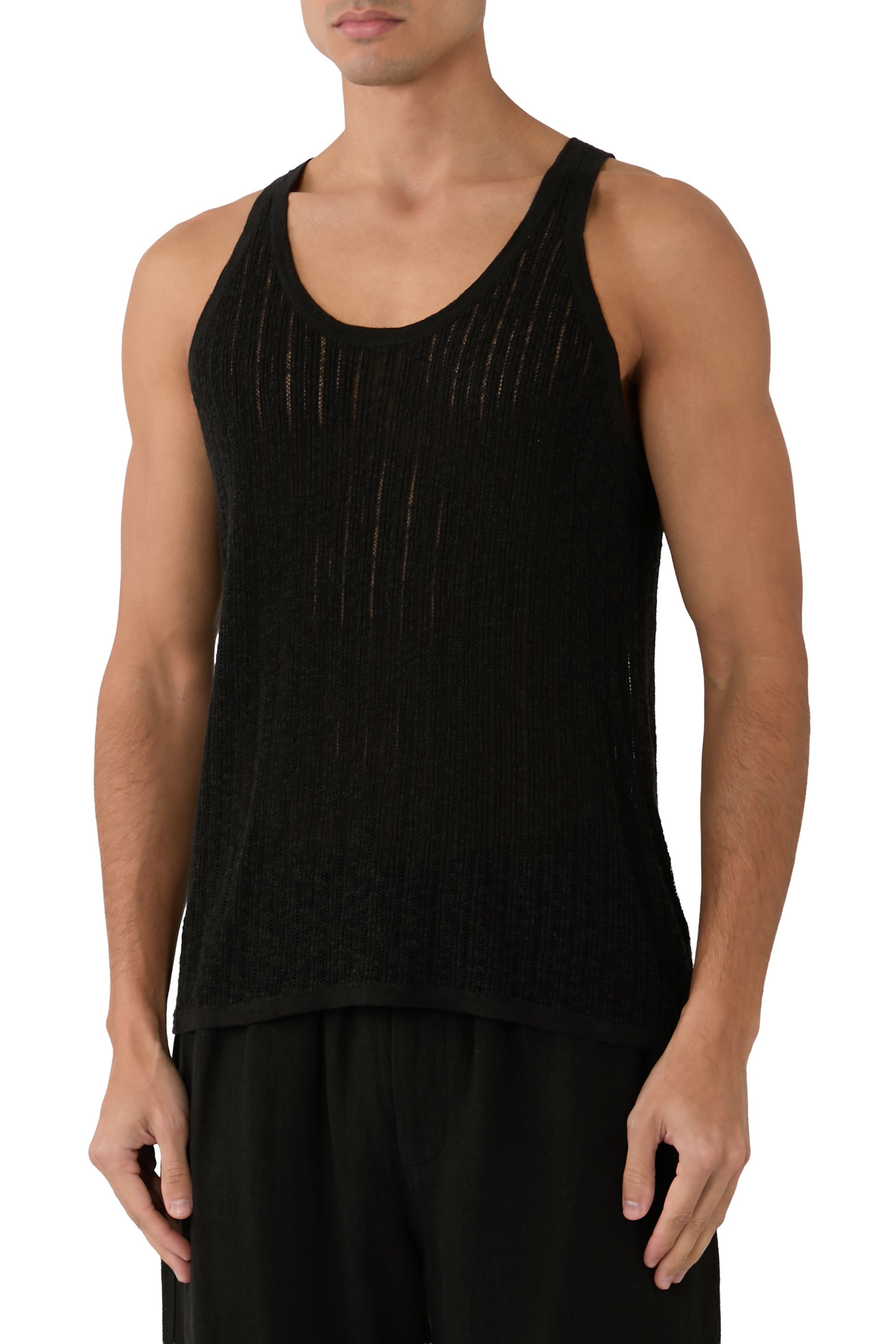 Pointelle Knit Tank
