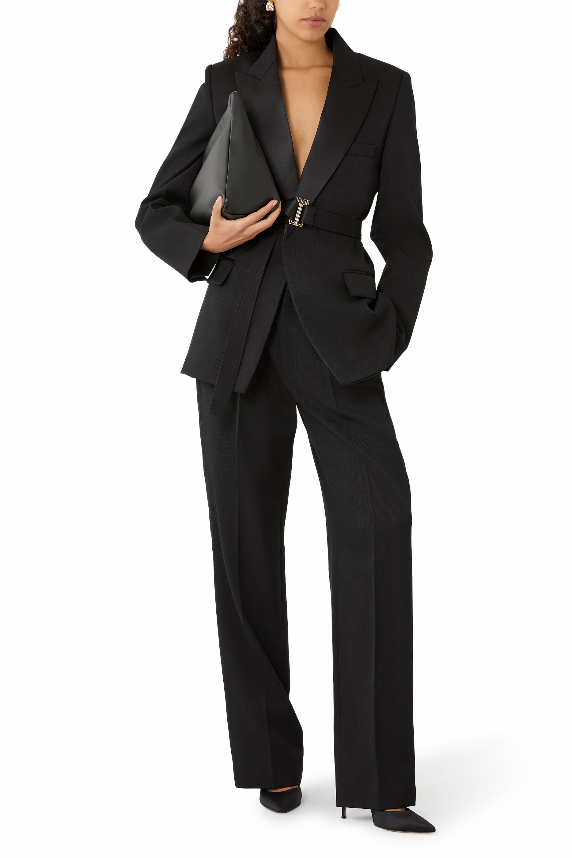 Belted Tailored Jacket