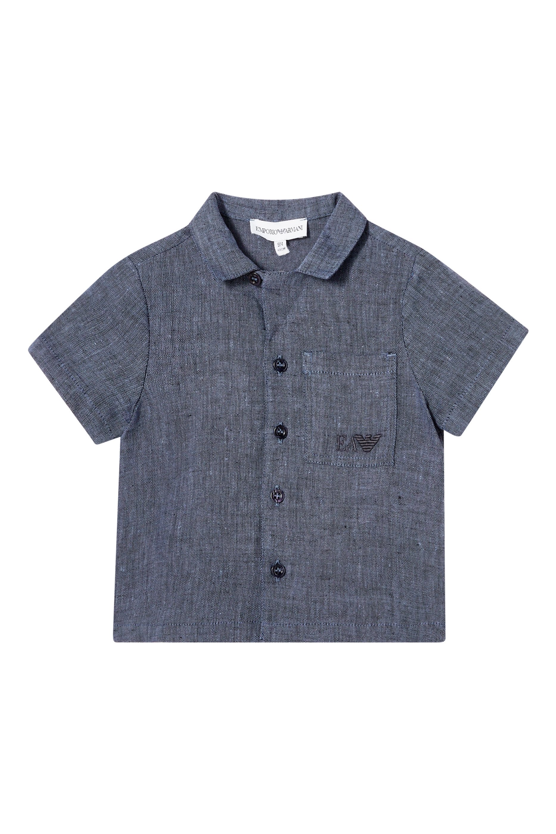 Kids Embroidered Logo Shirt