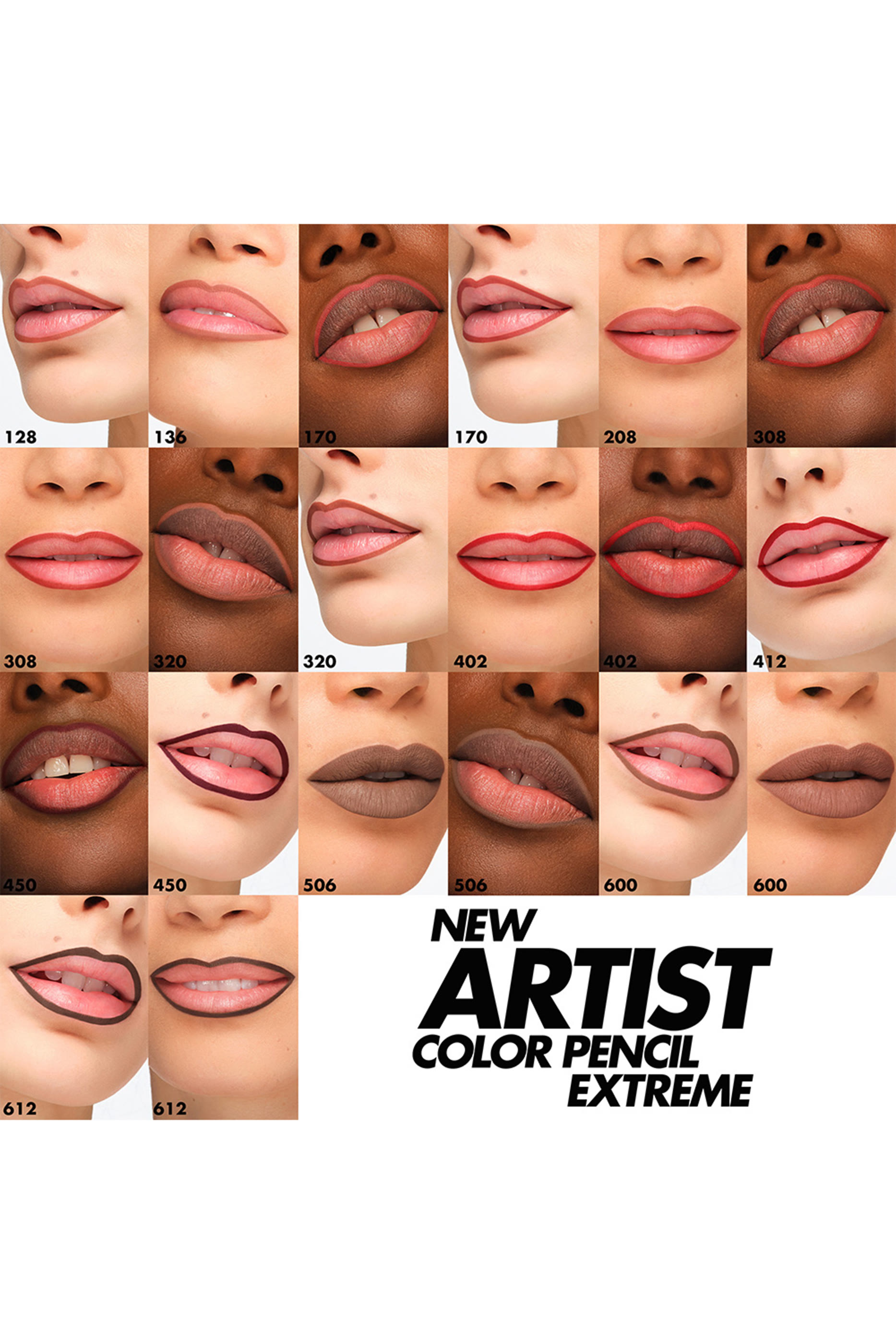 Artist Color Pencil Extreme Waterproof Lip Liner