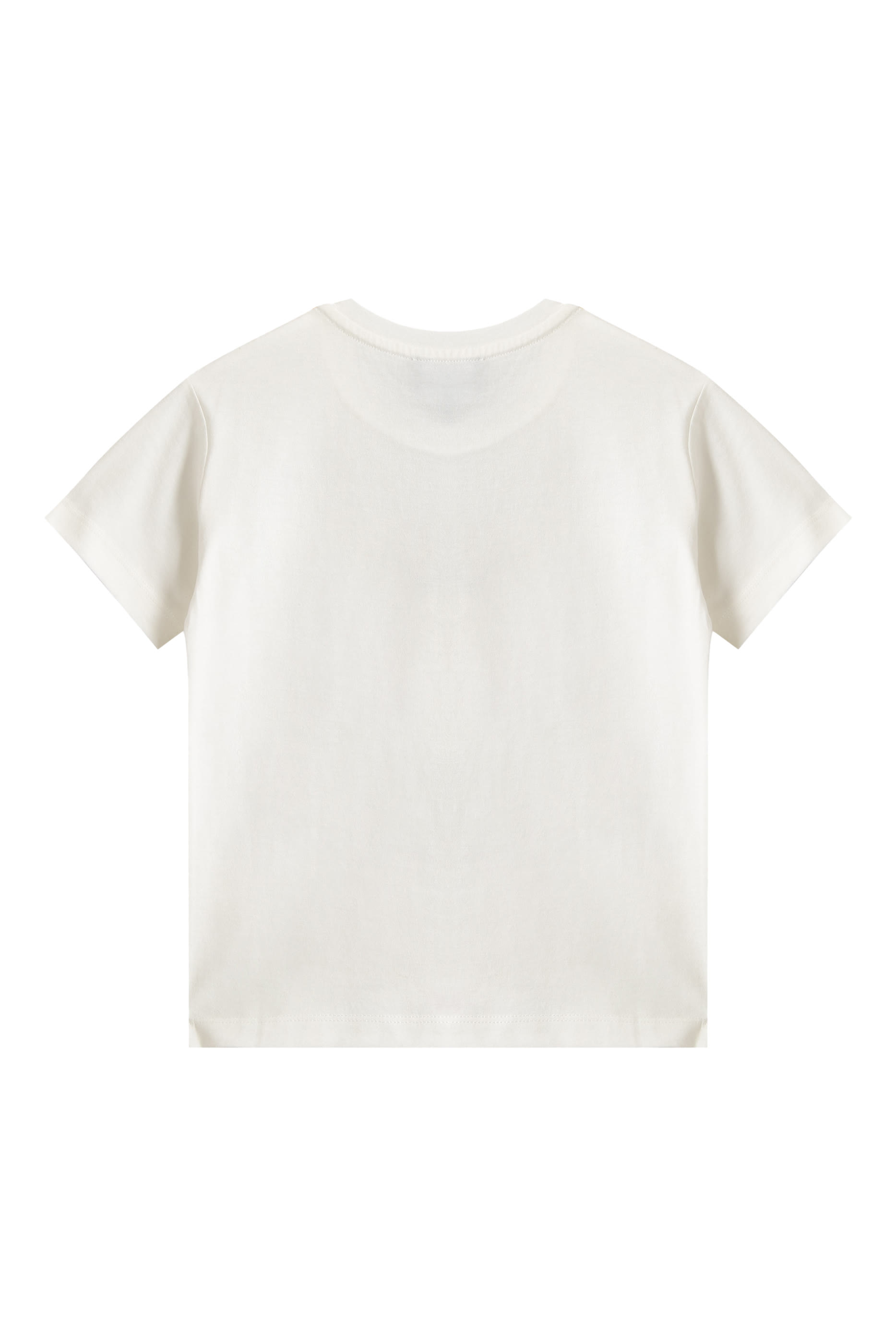 Kids Flower Embroidered Eagle Logo T-Shirt