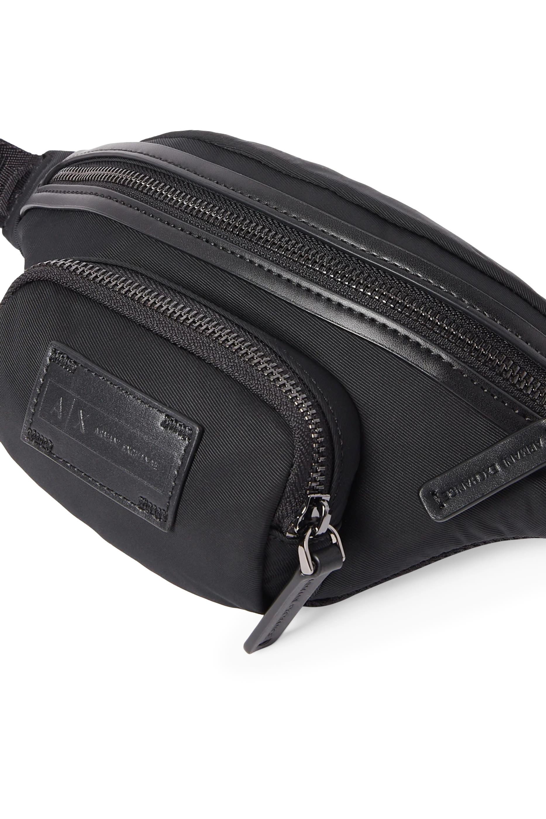 Metal Logo Patch Belt Bag