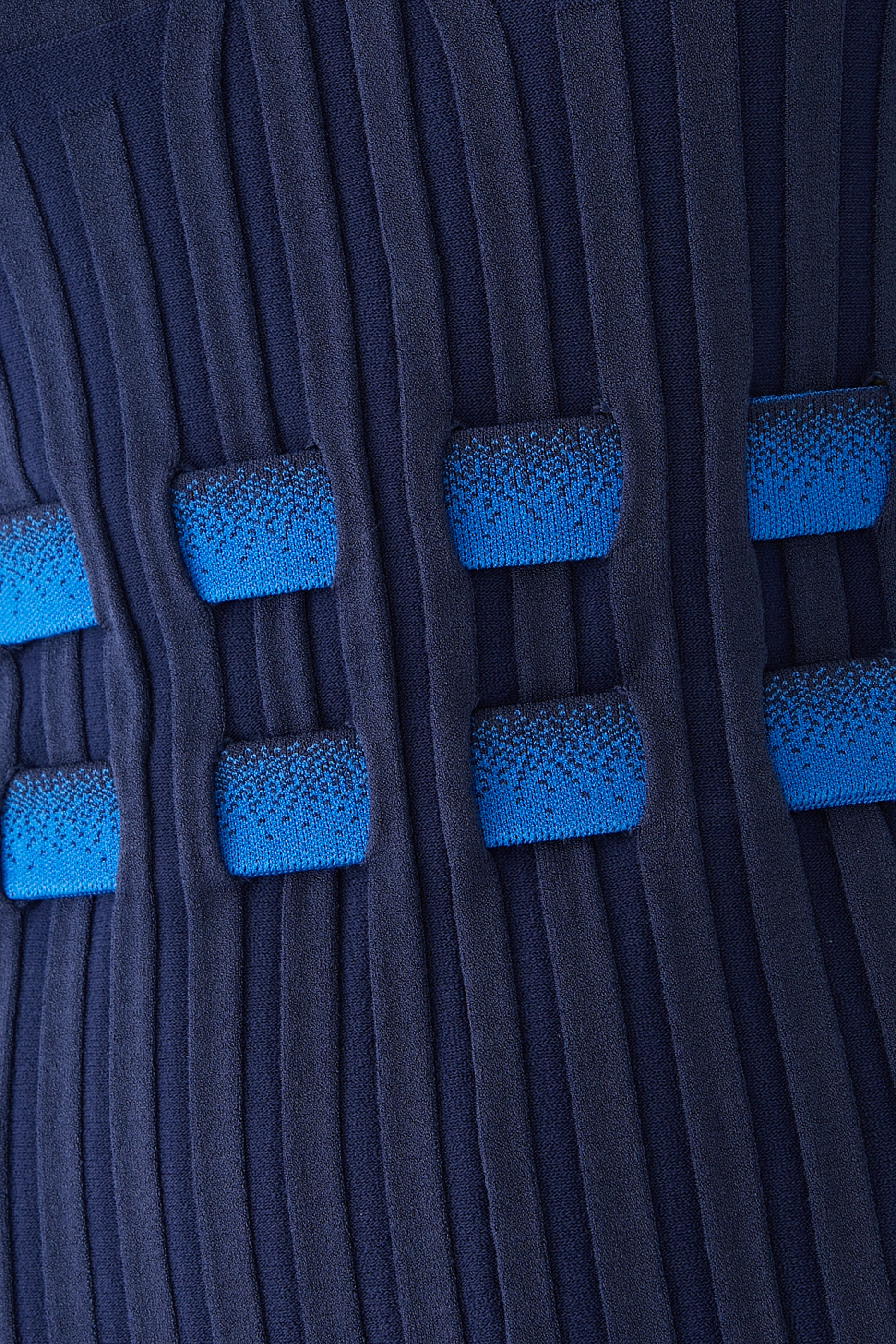 Aster Pleated Dress with Wavy Slit